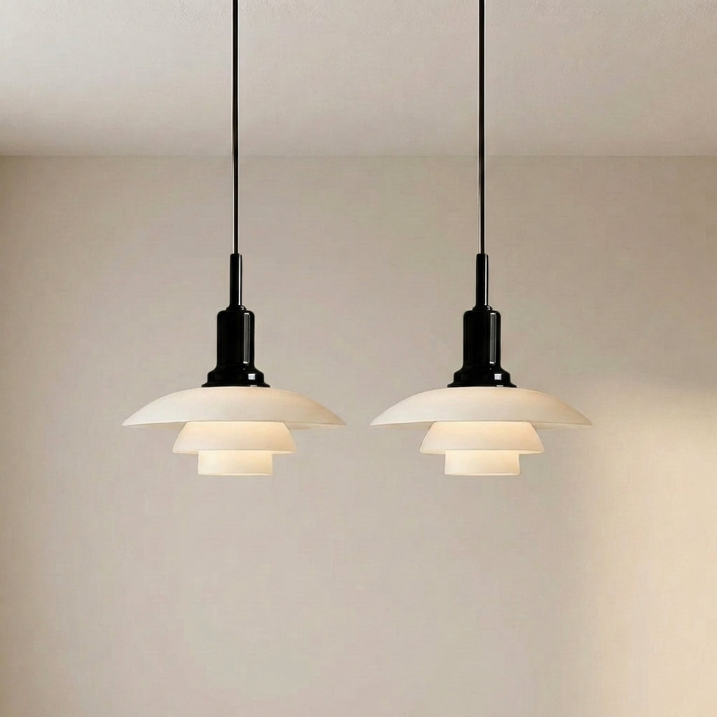 Suspension design danoise à 2/3 têtes