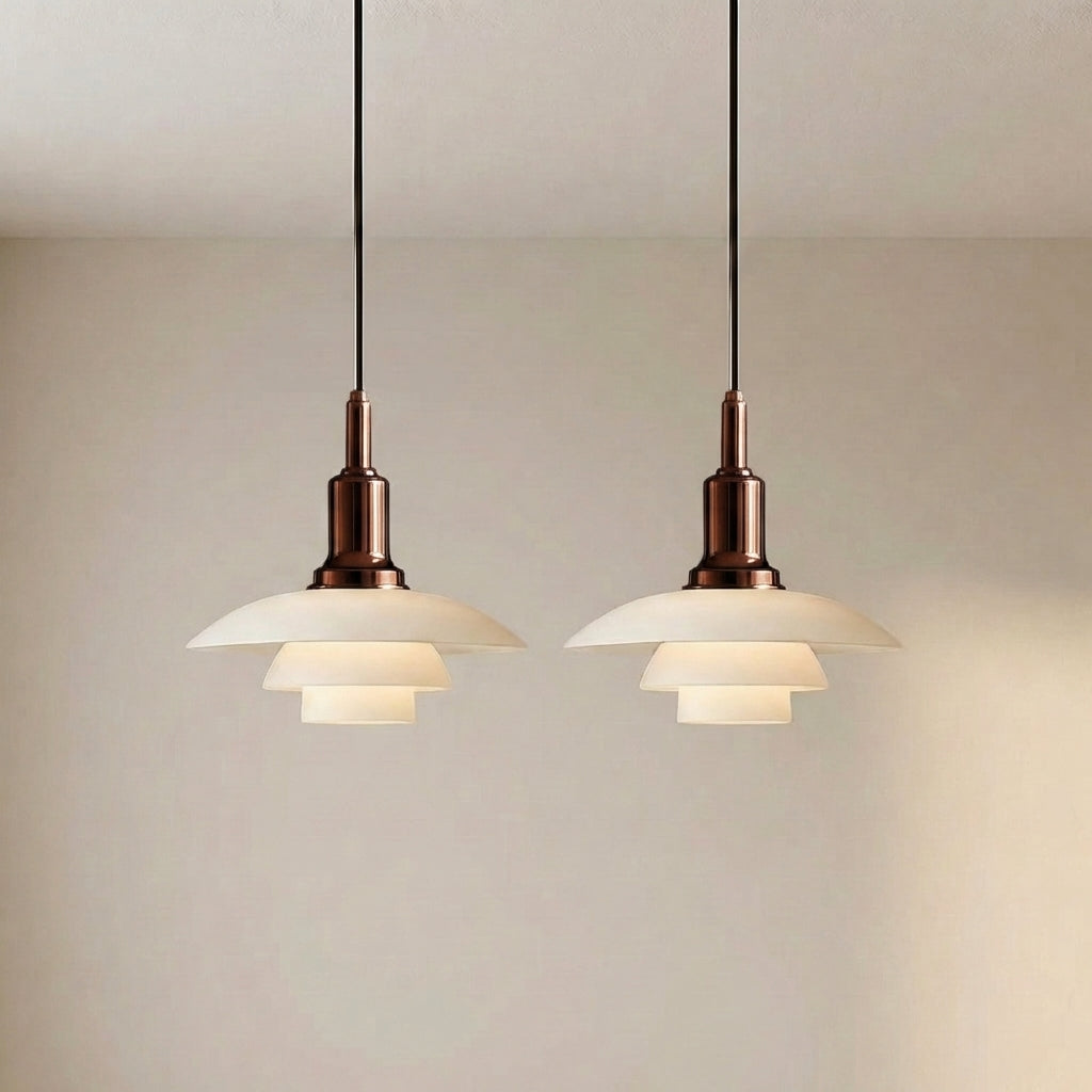 Suspension design danoise à 2/3 têtes