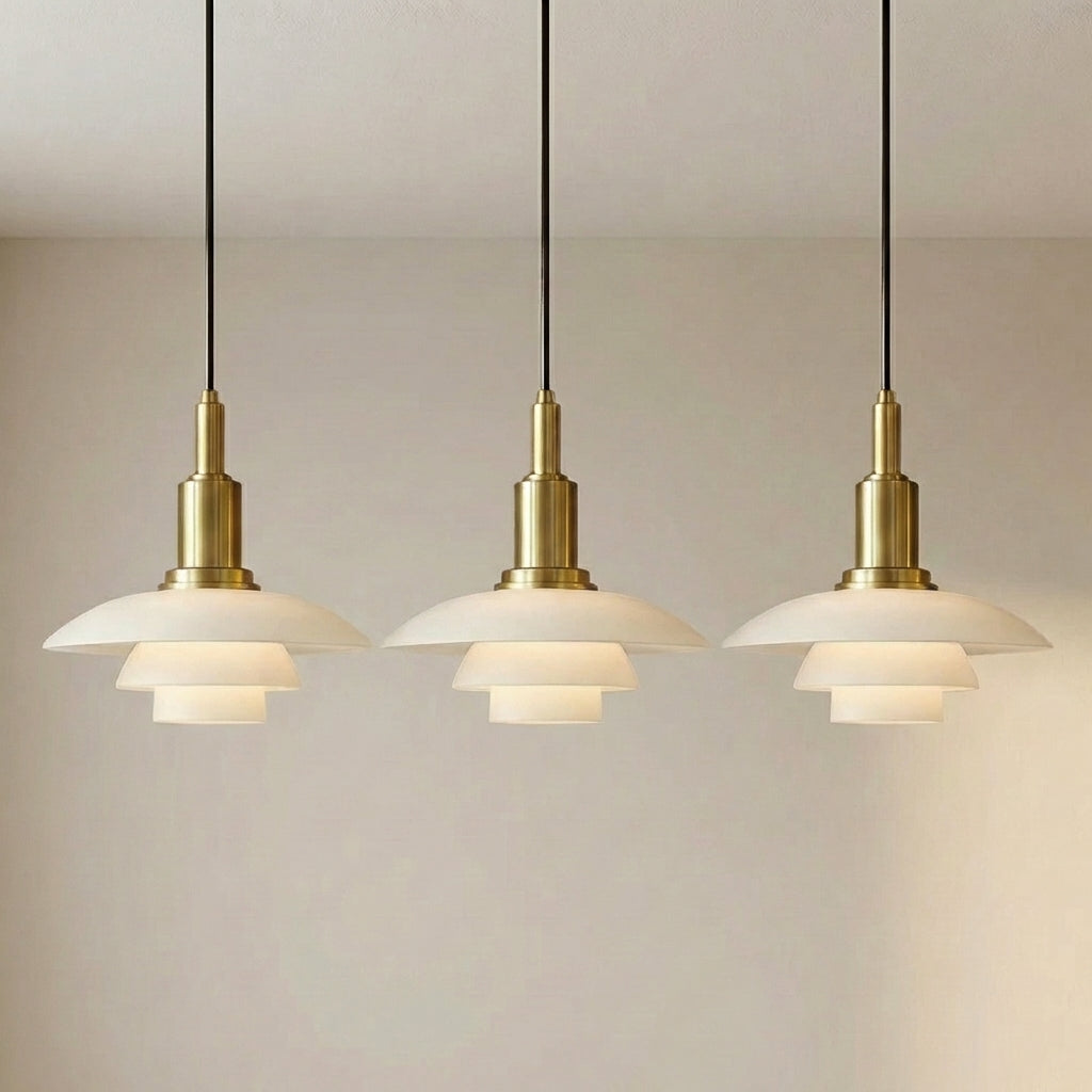 Suspension design danoise à 2/3 têtes