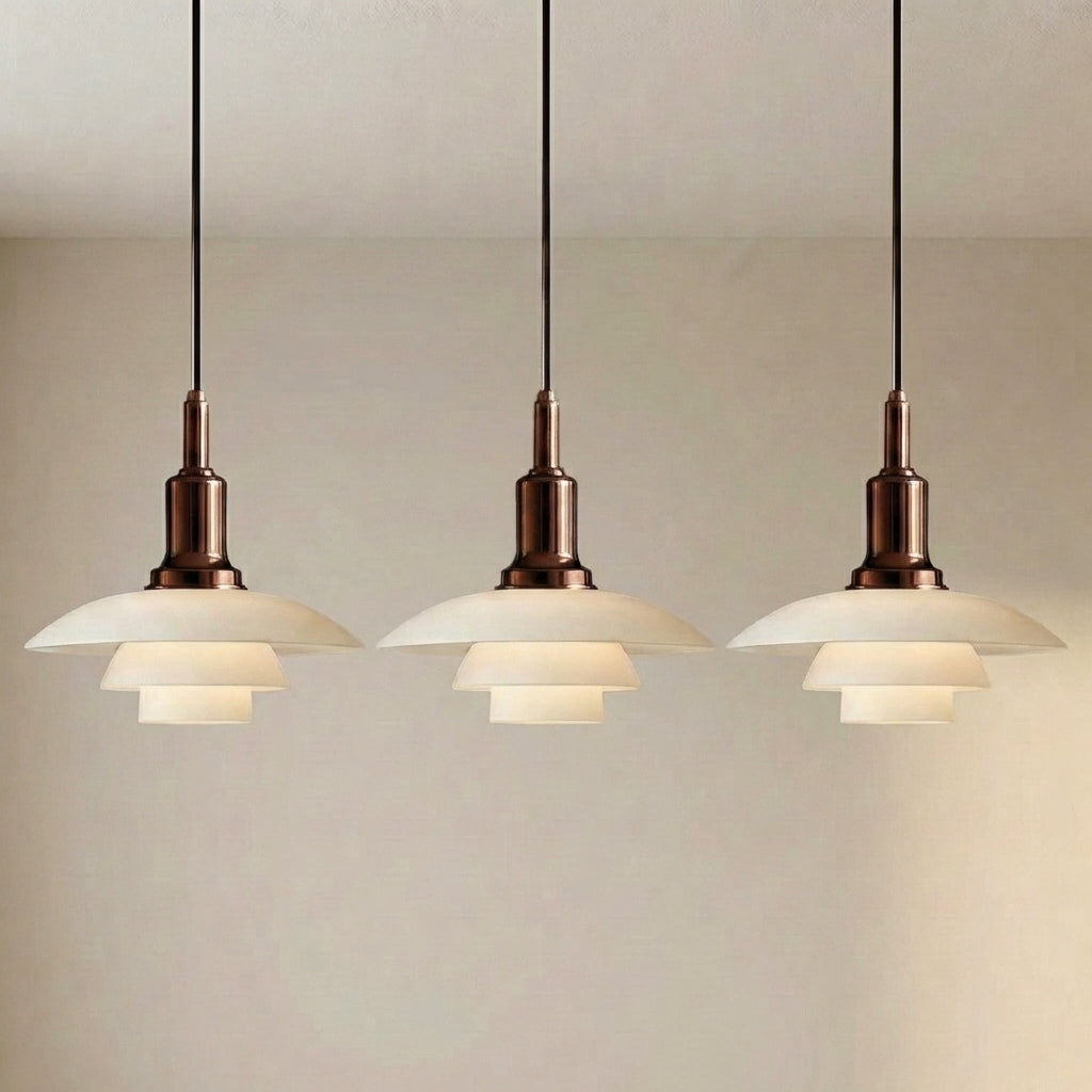 Suspension design danoise à 2/3 têtes