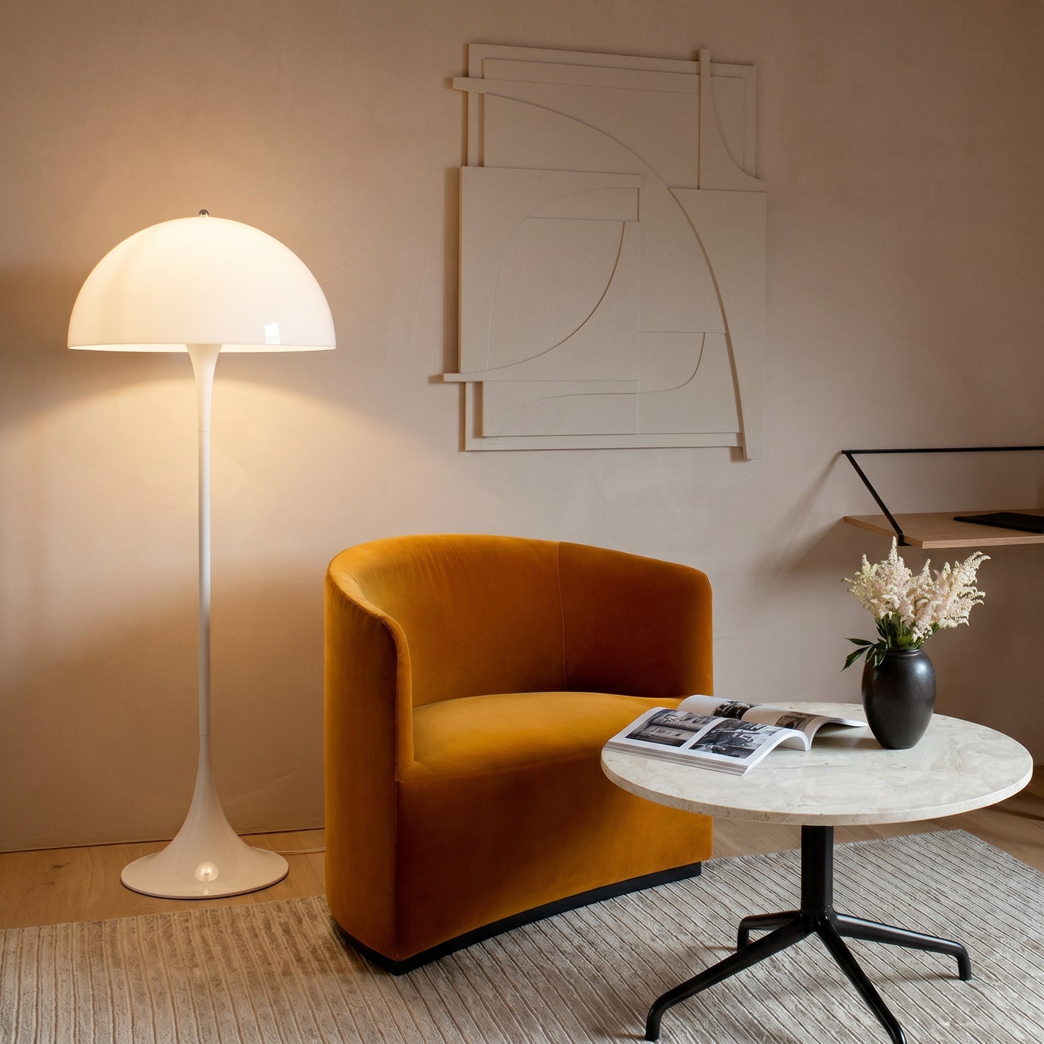 Pilz-Stehlampe