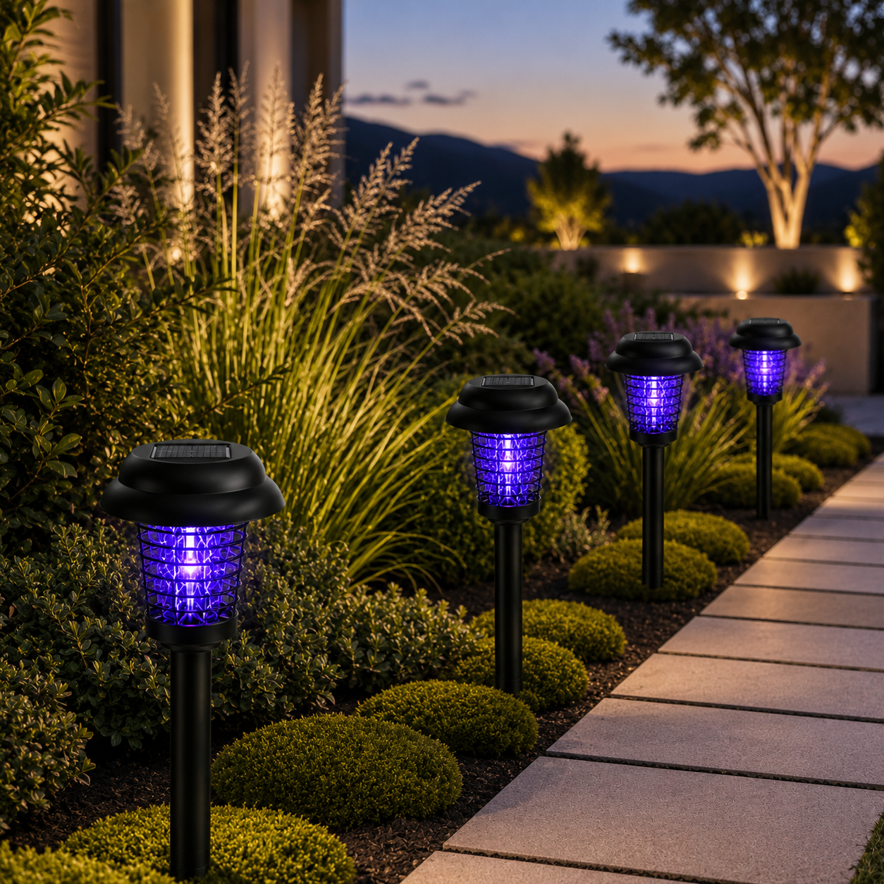 Solar Powered Anti Mosquito Lamp
