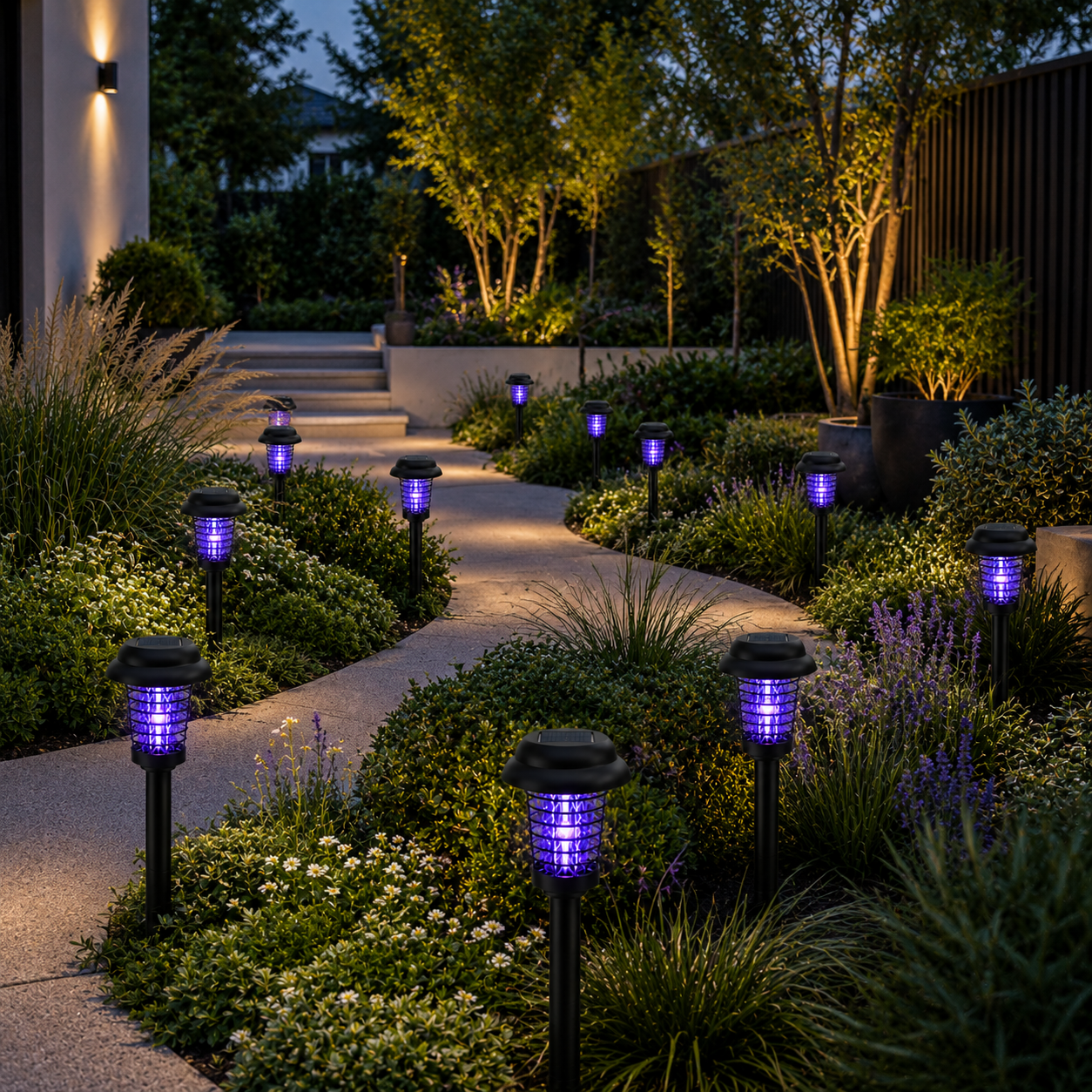 Solar Powered Anti Mosquito Lamp