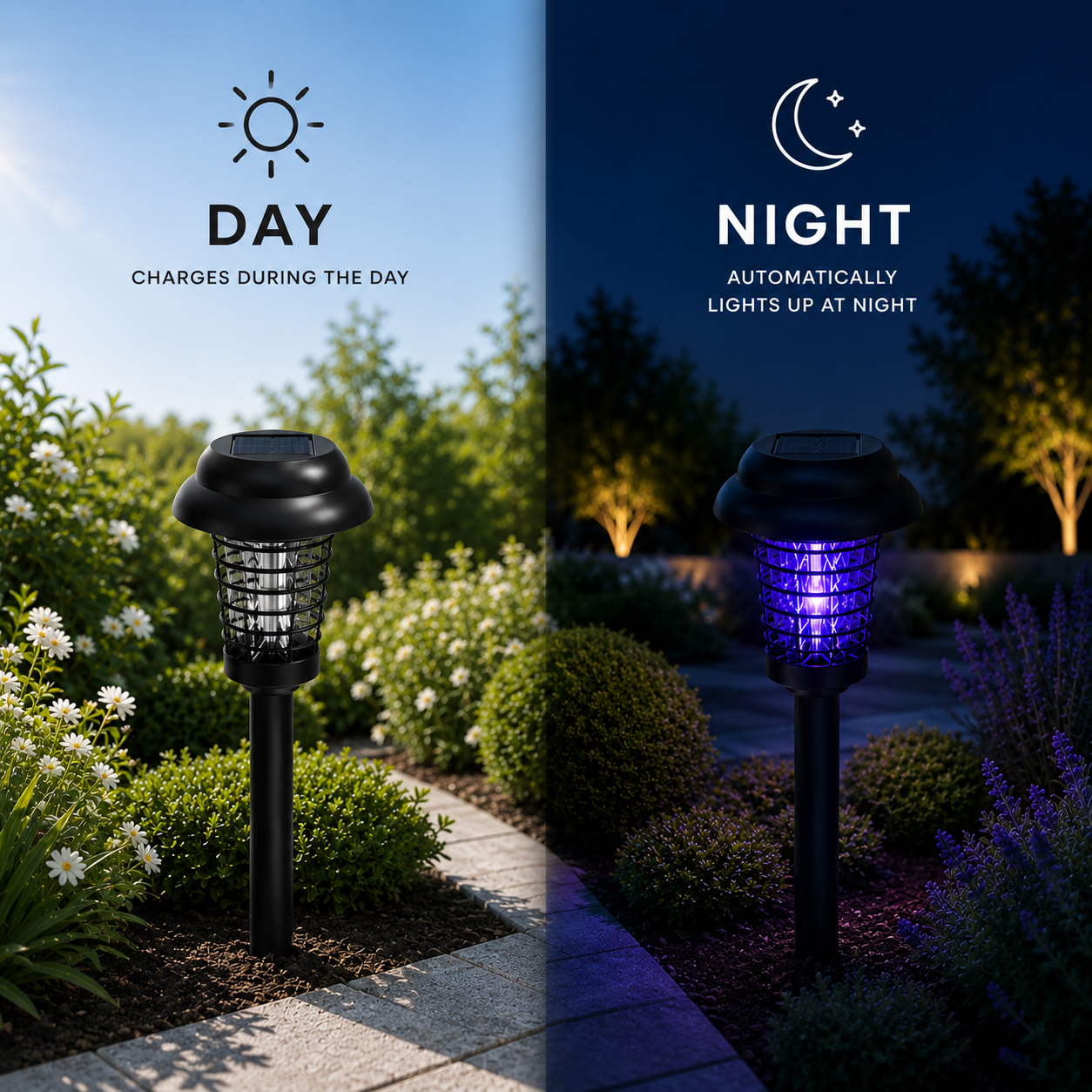 Solar Powered Anti Mosquito Lamp