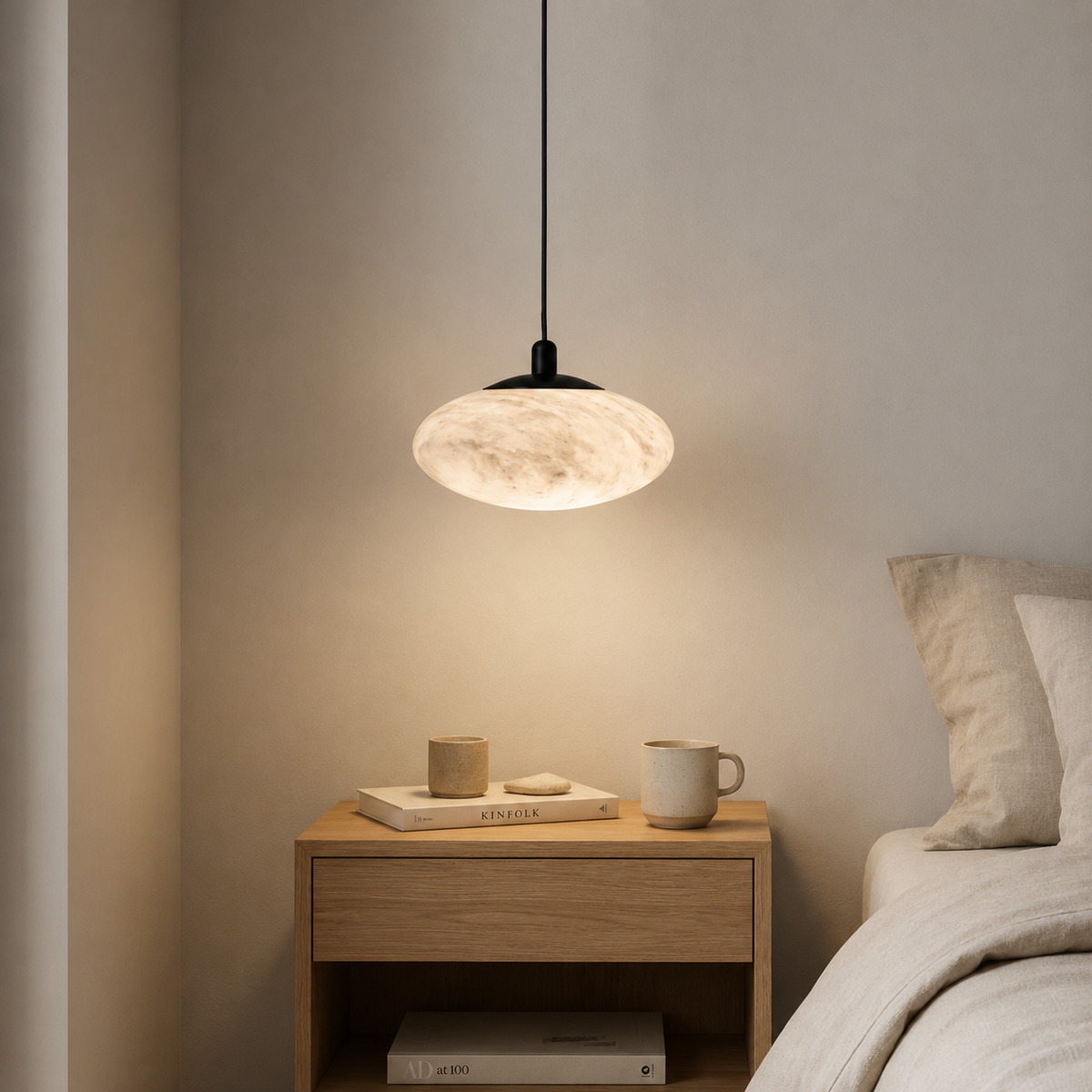 Suspension en marbre Nethey