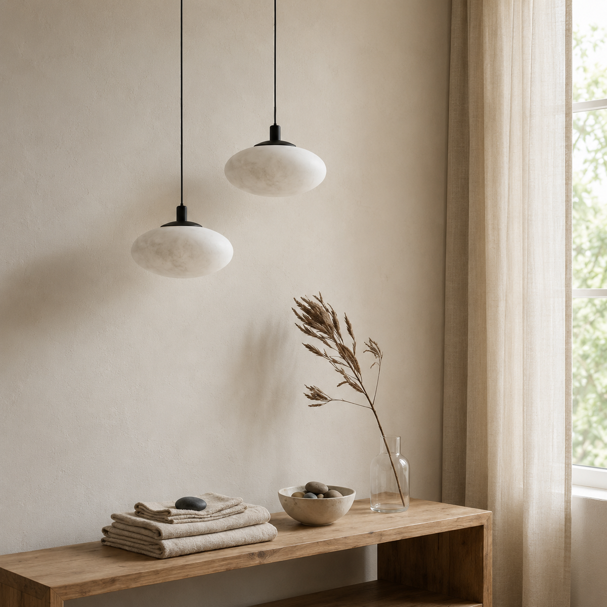 Suspension en marbre Nethey