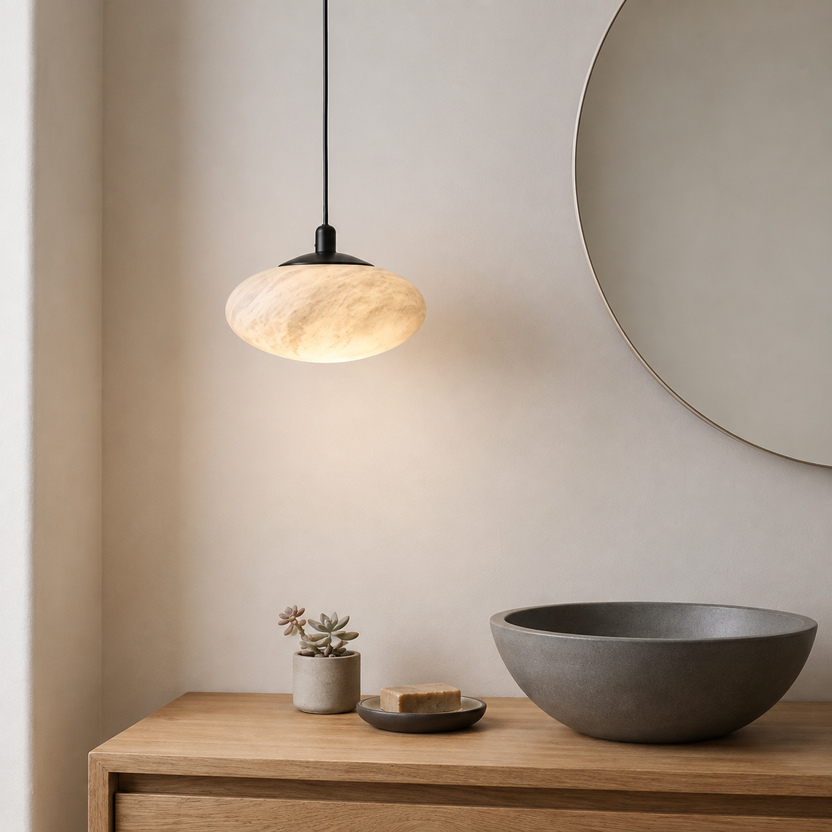 Suspension en marbre Nethey