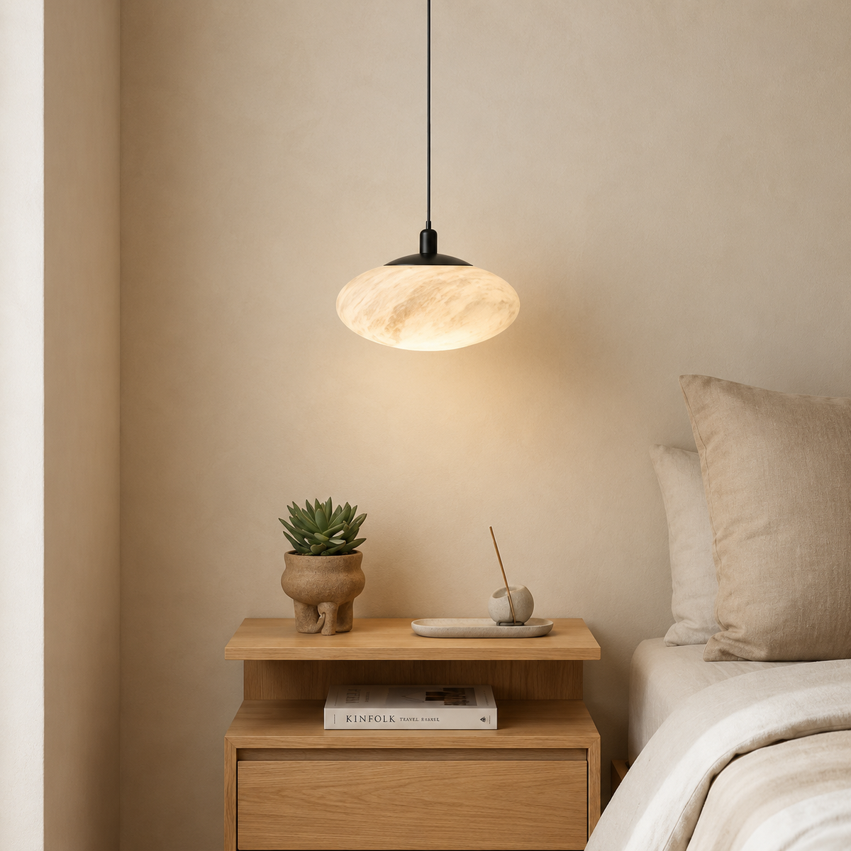 Suspension en marbre Nethey