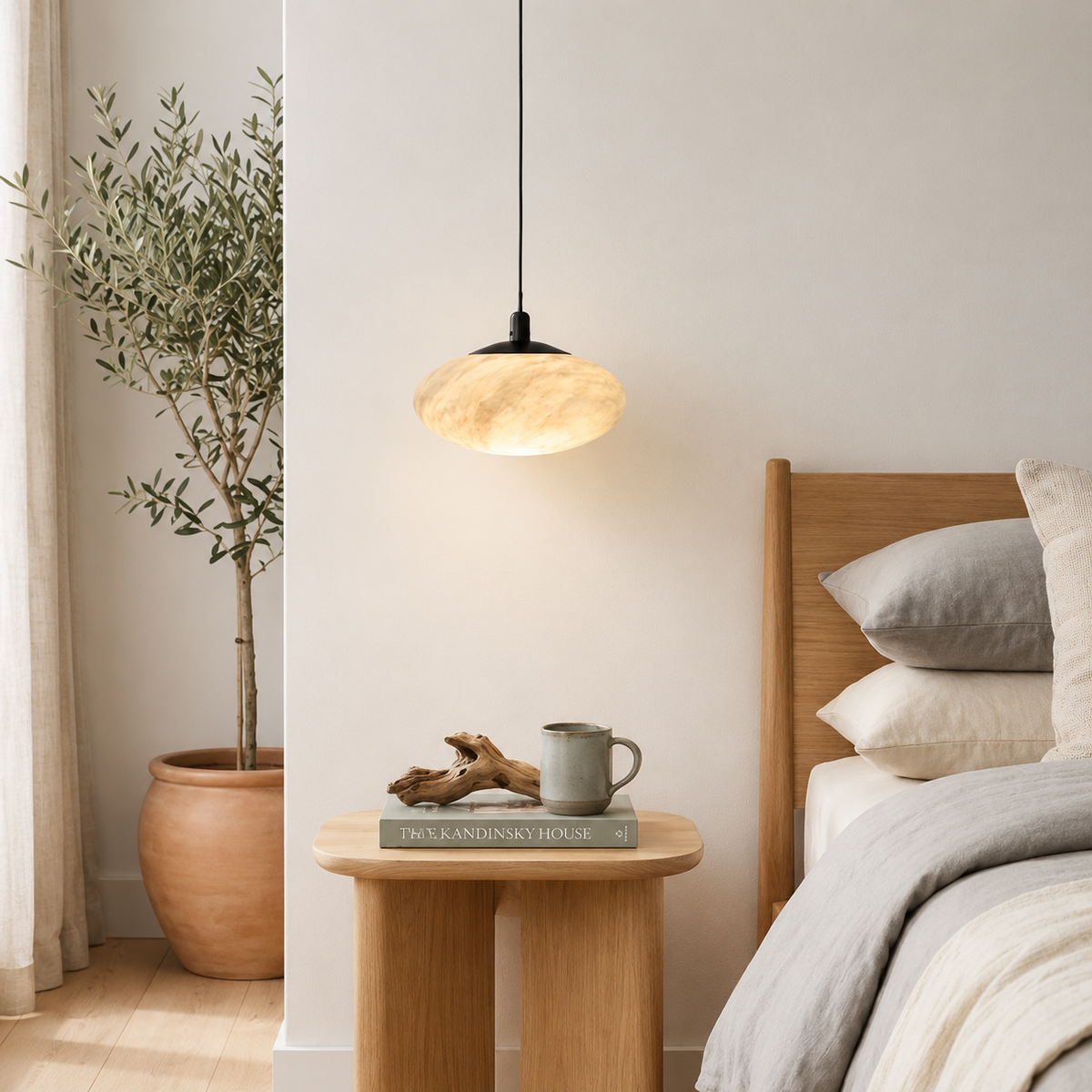 Suspension en marbre Nethey