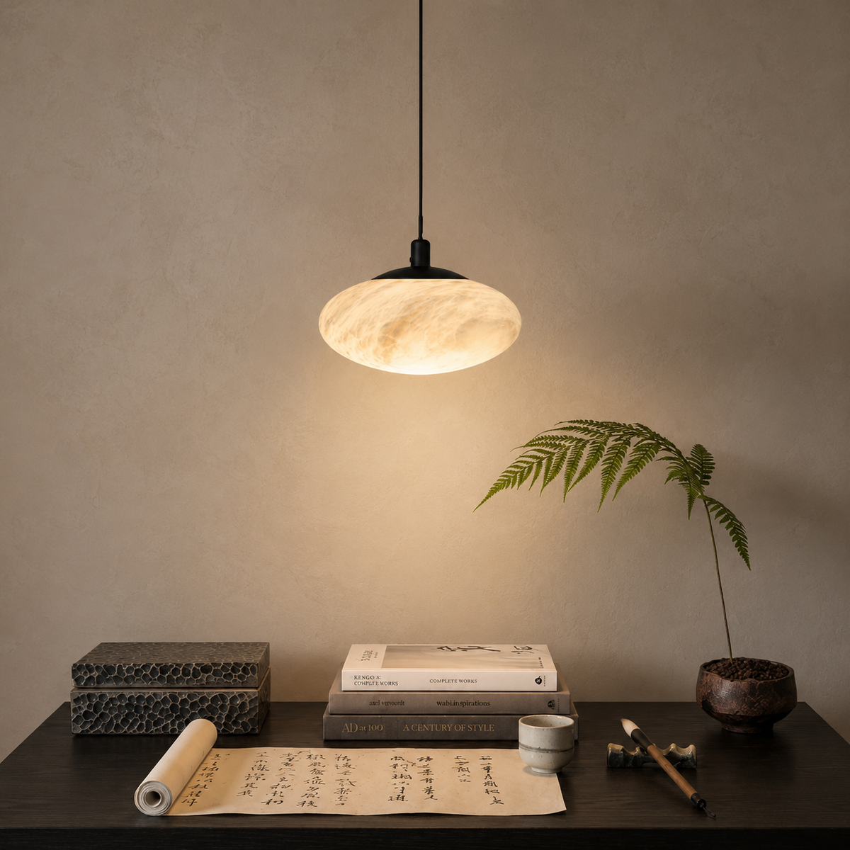 Suspension en marbre Nethey