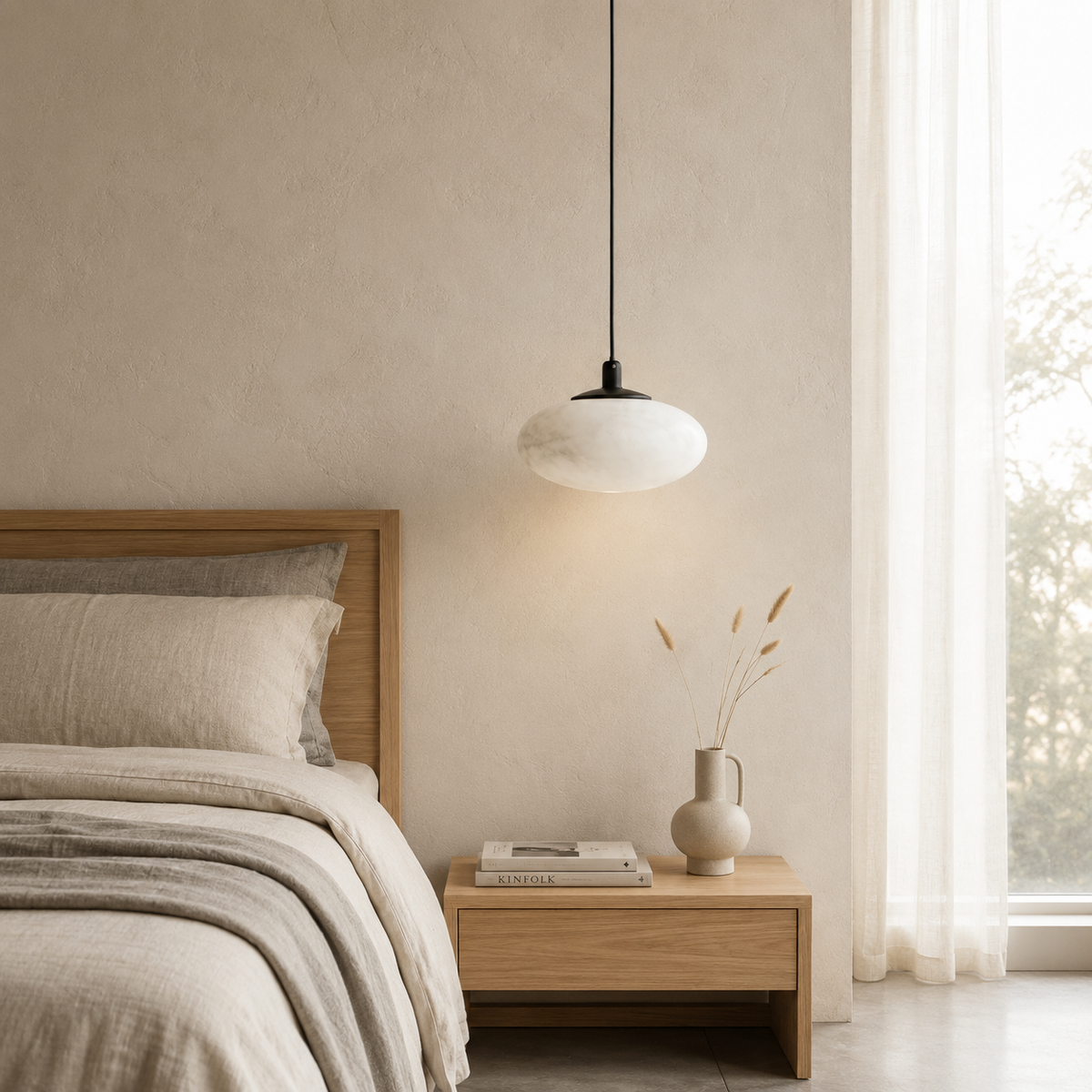 Suspension en marbre Nethey