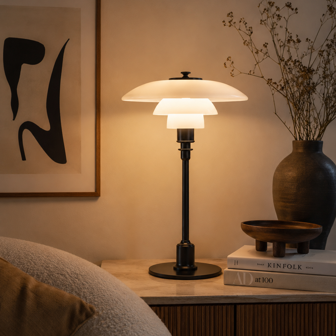 Lampe de table de style danois