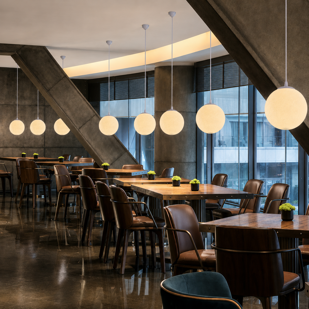 Moon Pattern Pendant Light