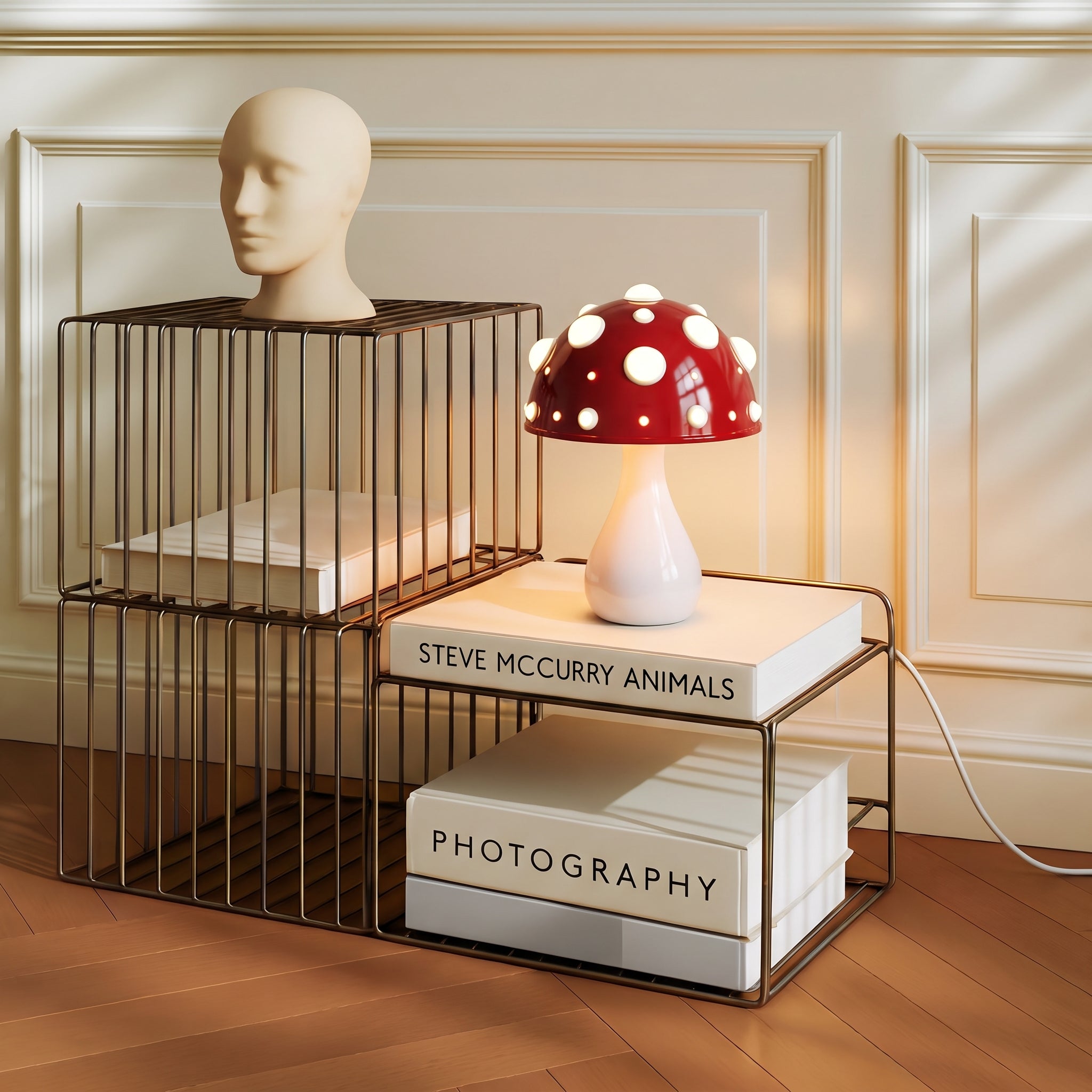 Designer Mushroom Table Lamp