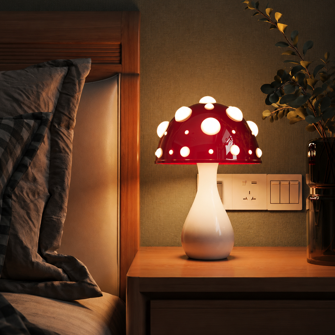 Designer Mushroom Table Lamp