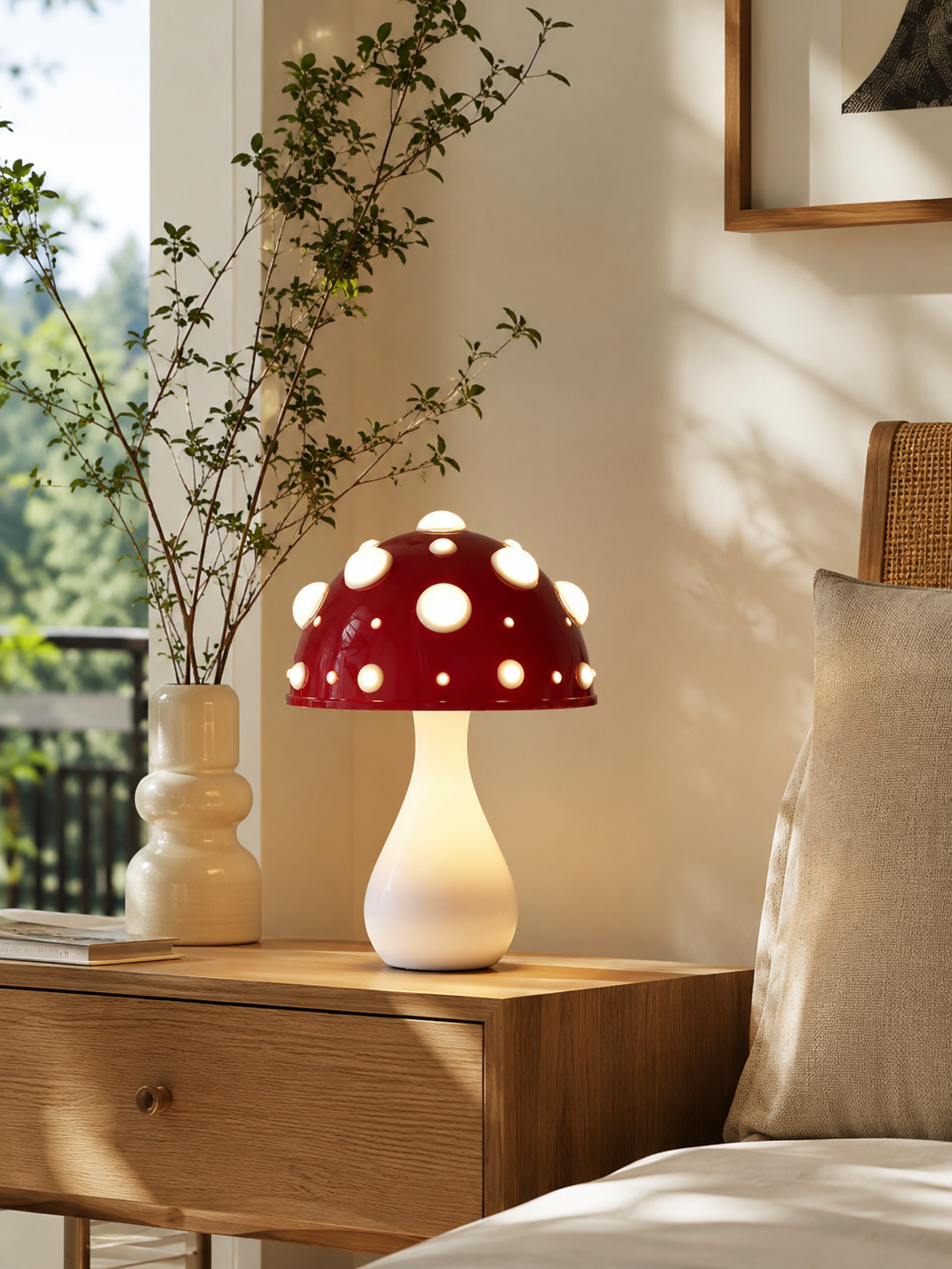 Designer Mushroom Table Lamp