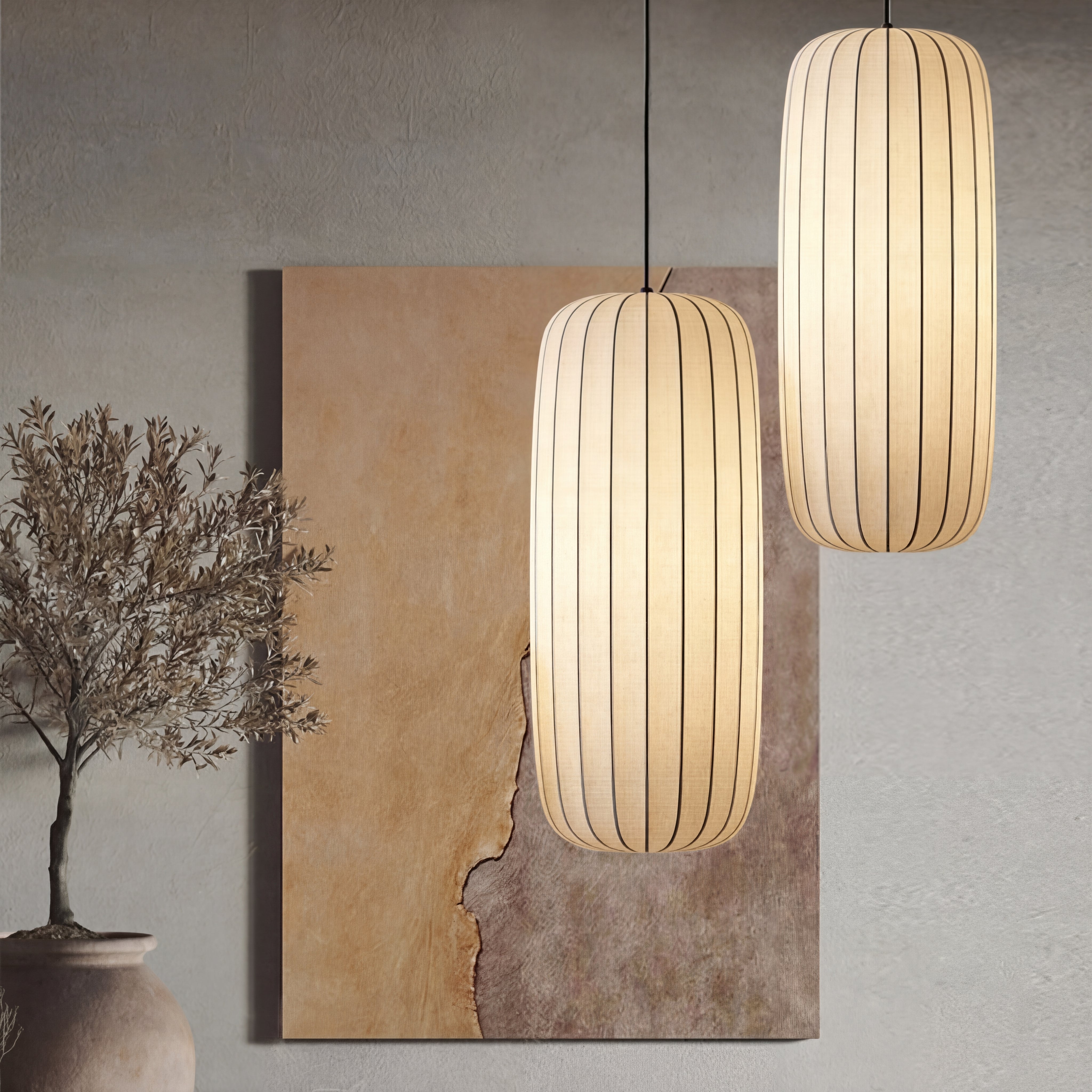 Rendara Silk Pendant Light