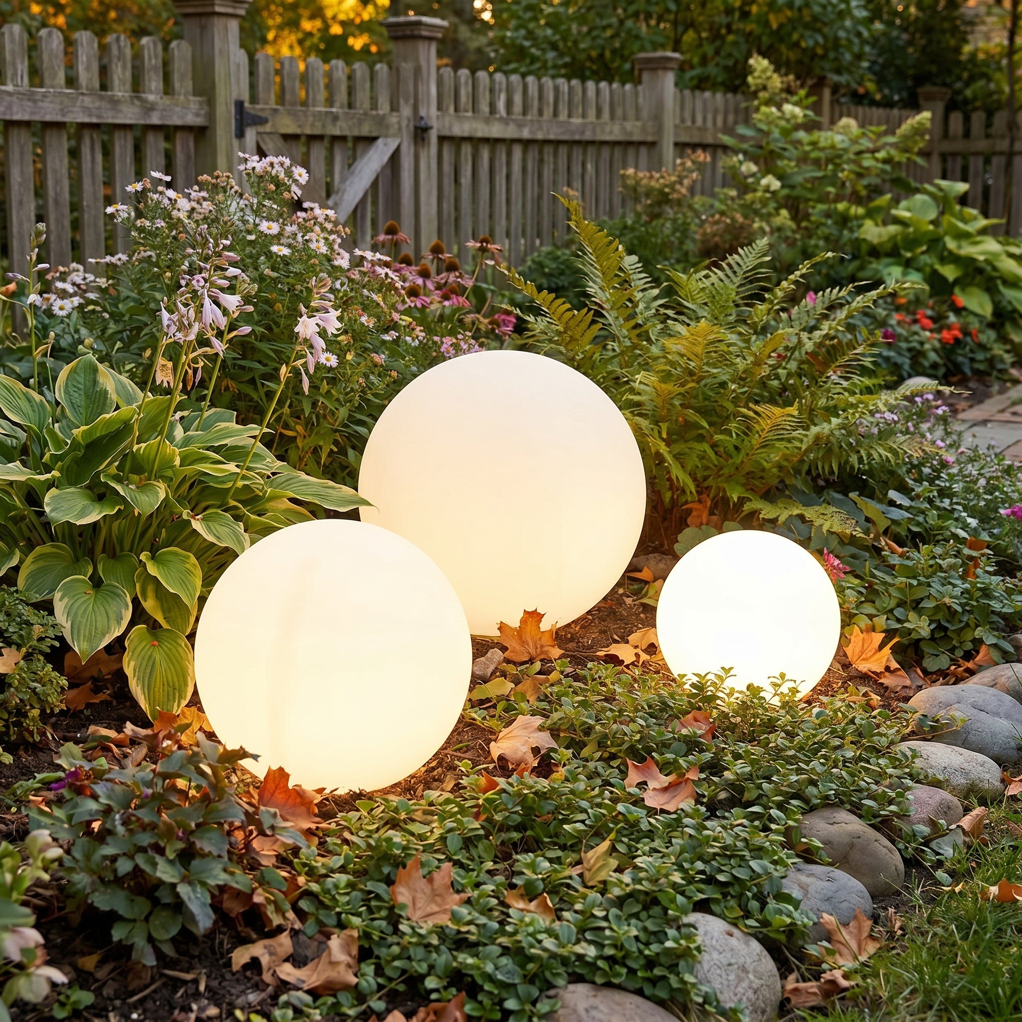 Solar Garden Orb – Wireless Outdoor Light
