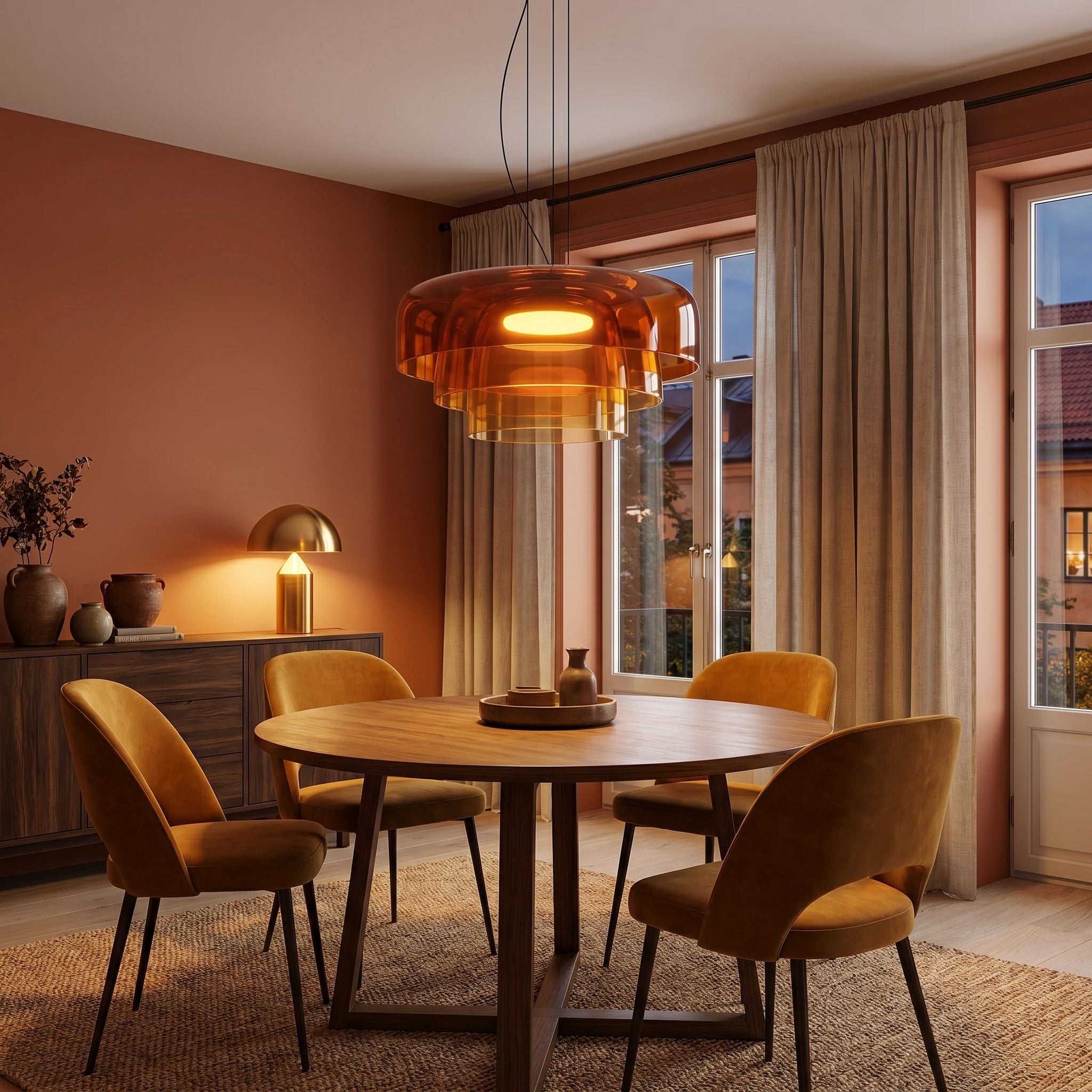 Glass Pendant Light
