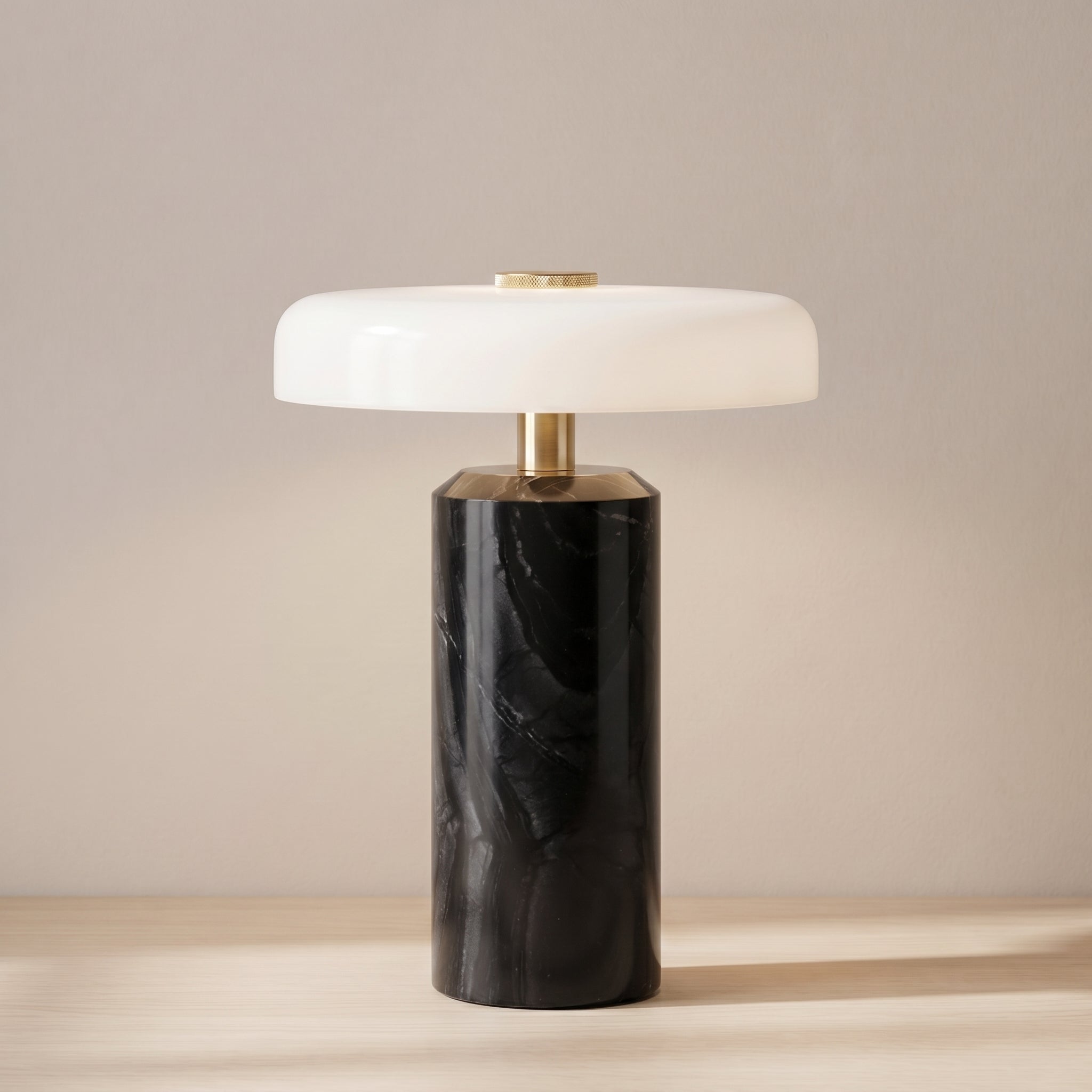 Marble Glass Table Lamp