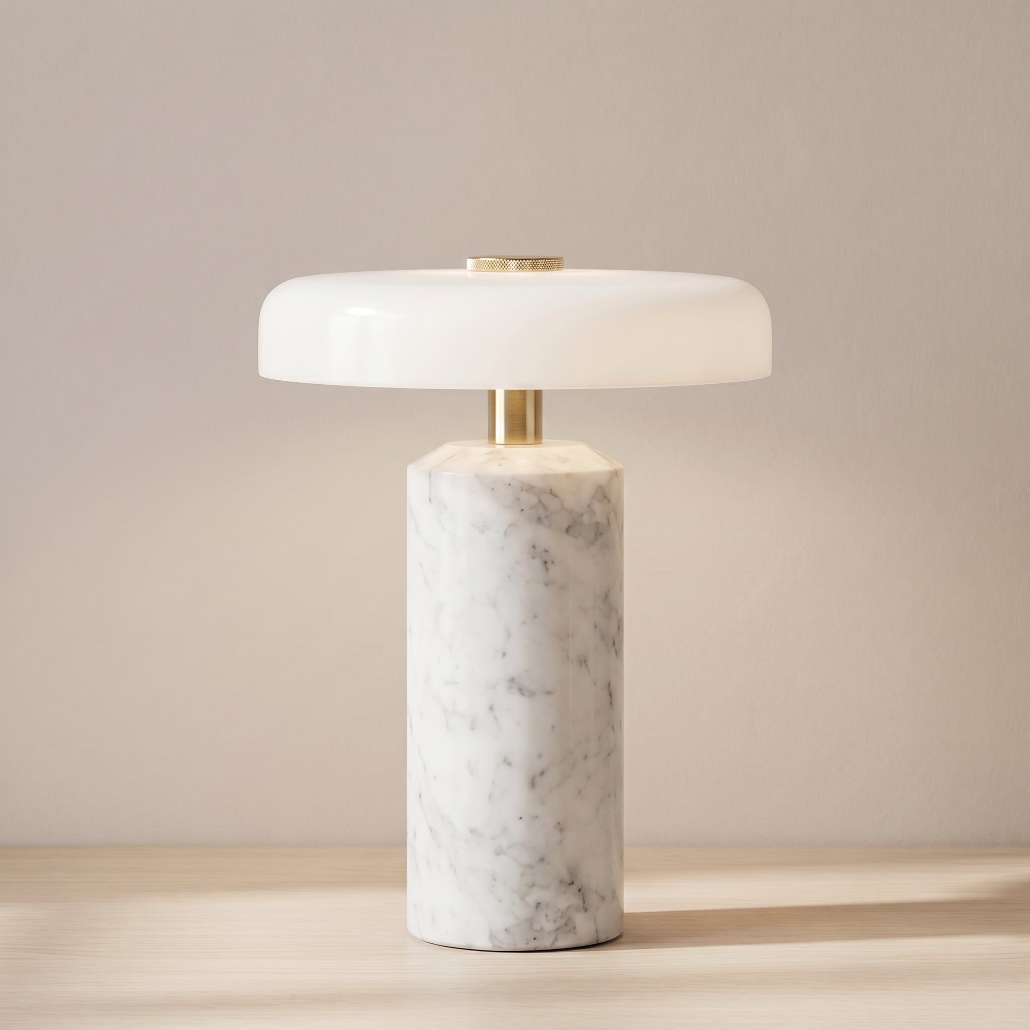 Marble Glass Table Lamp