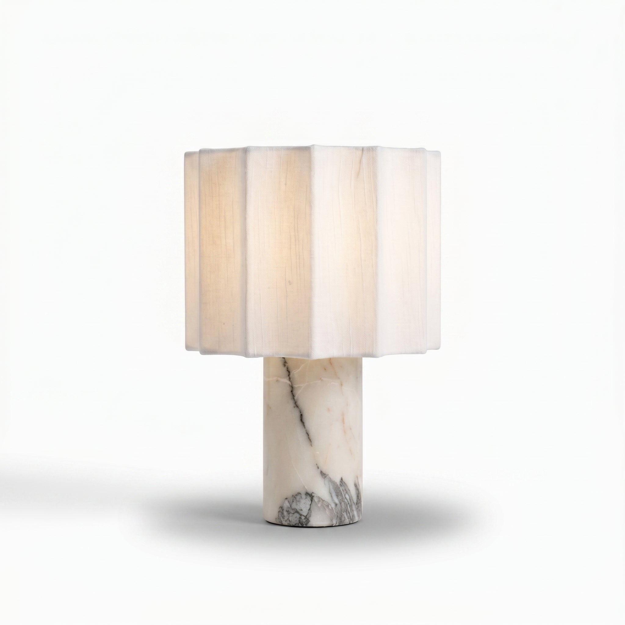 Bordlampe i marmor