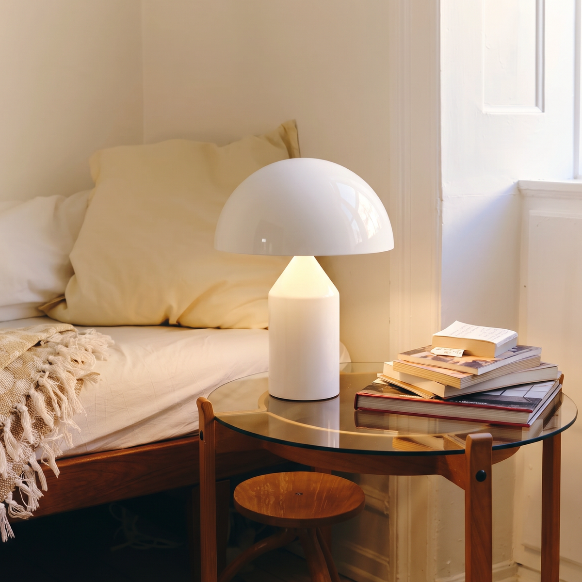 Metal Mushroom Table Lamp