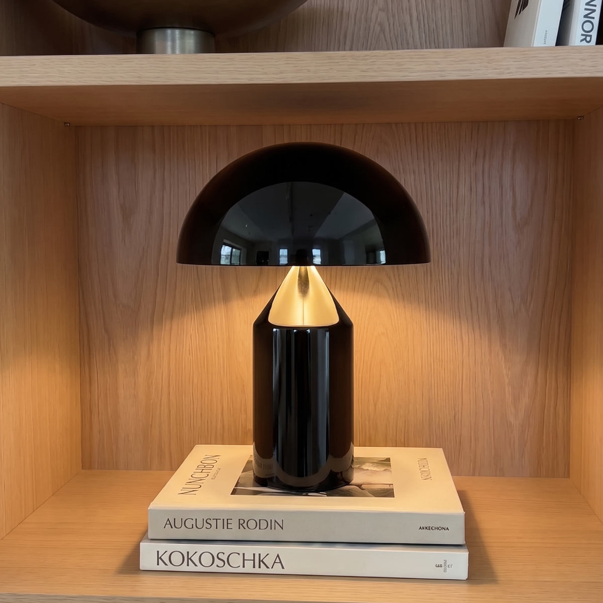 Metal Mushroom Table Lamp
