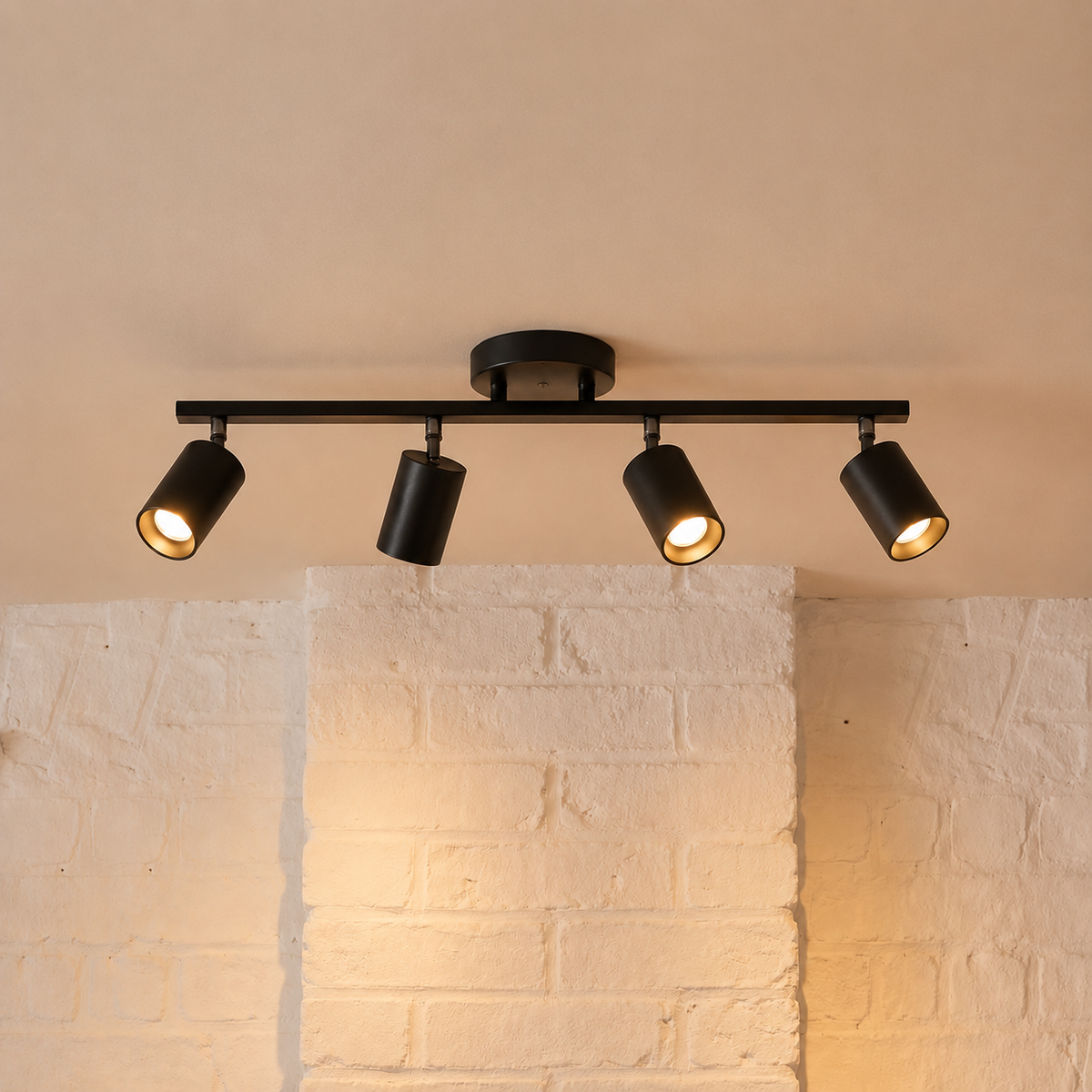 Plafonnier moderne à 4 ampoules