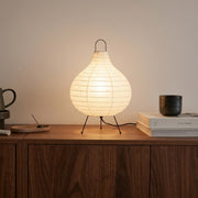 Bordlampe i rispapir