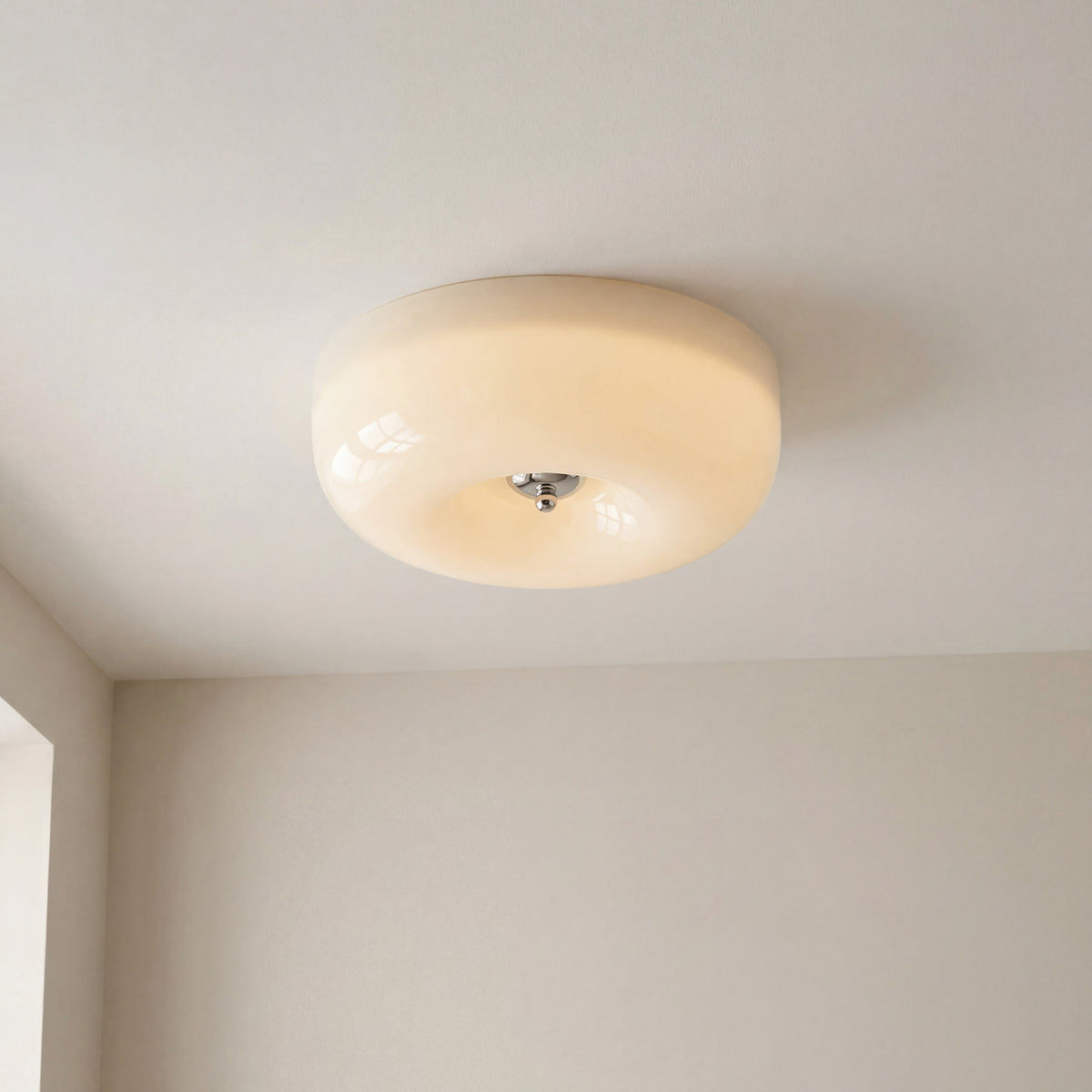 Art Deco Mushroom Ceiling Light