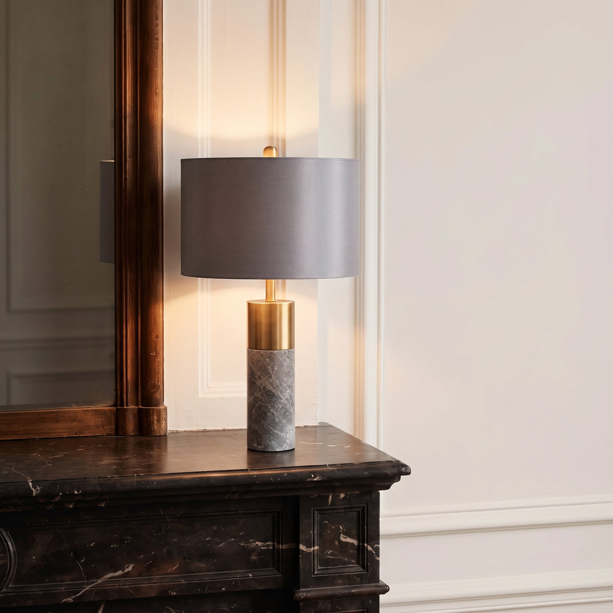 Aurelia marmeren tafellamp in goud