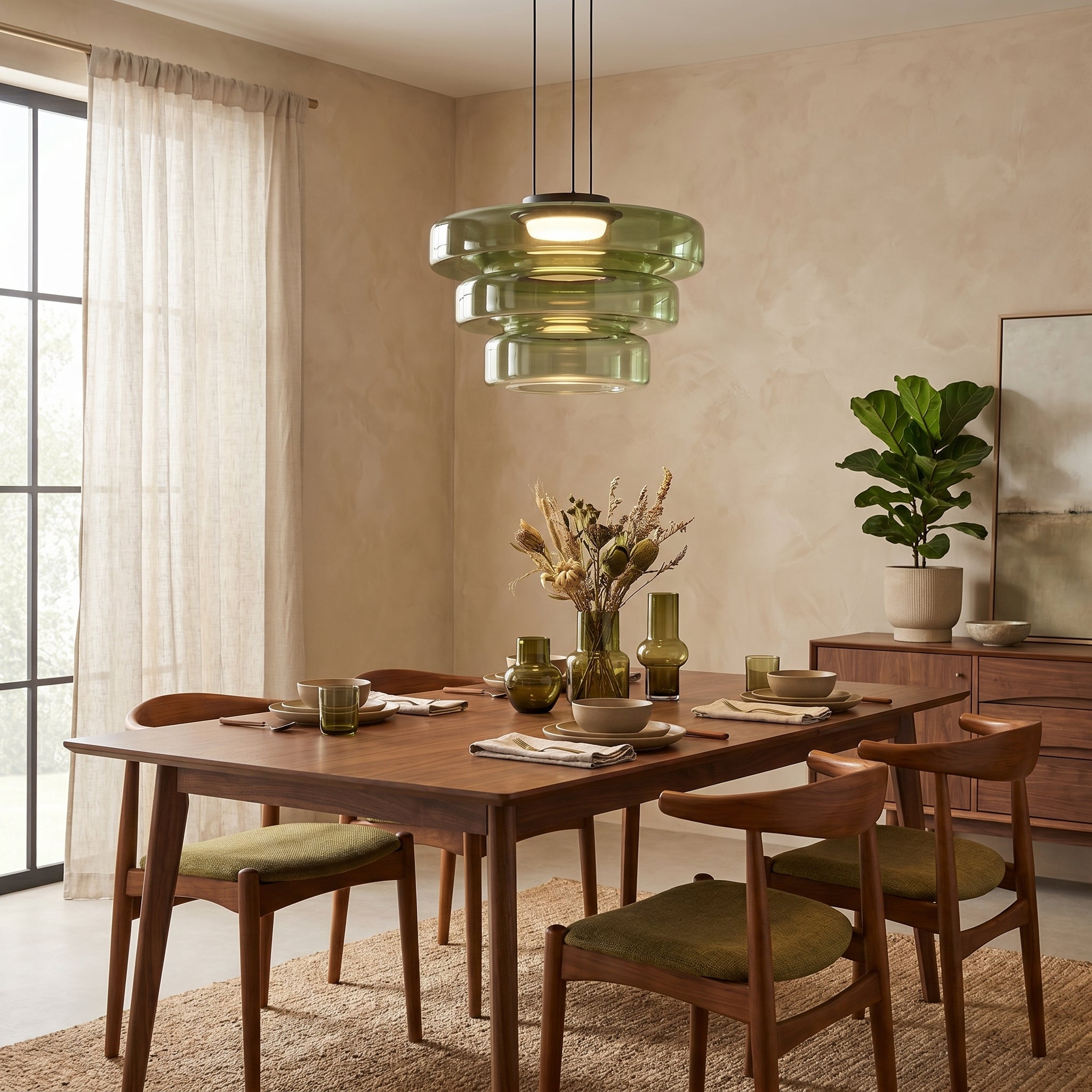 Suspension « Danish Glass Bauhaus »
