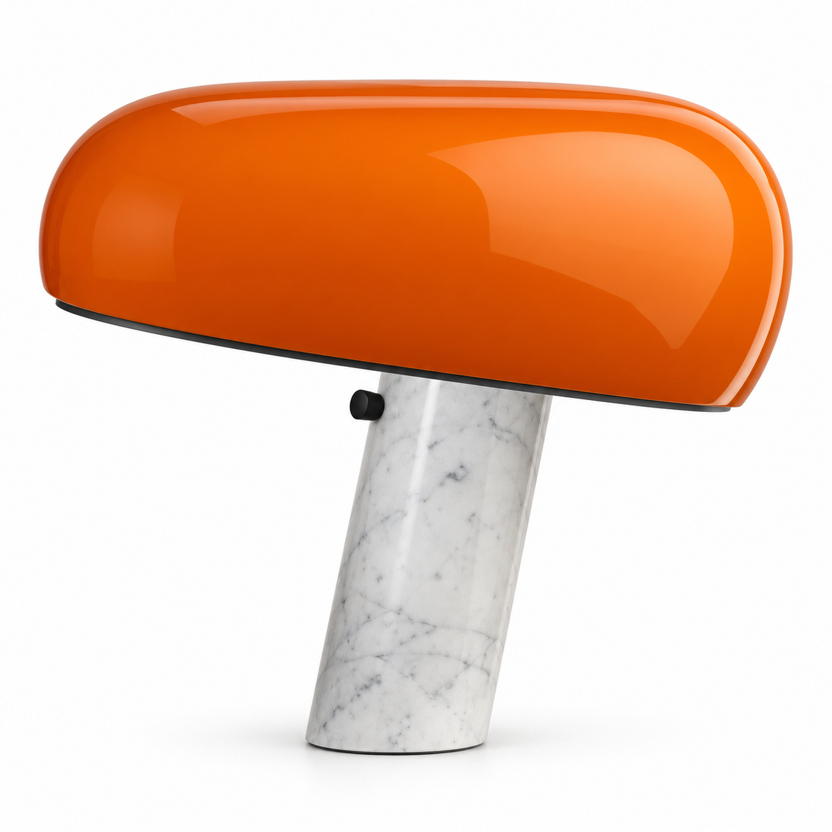 Lampe à poser Cupola en marbre blanc