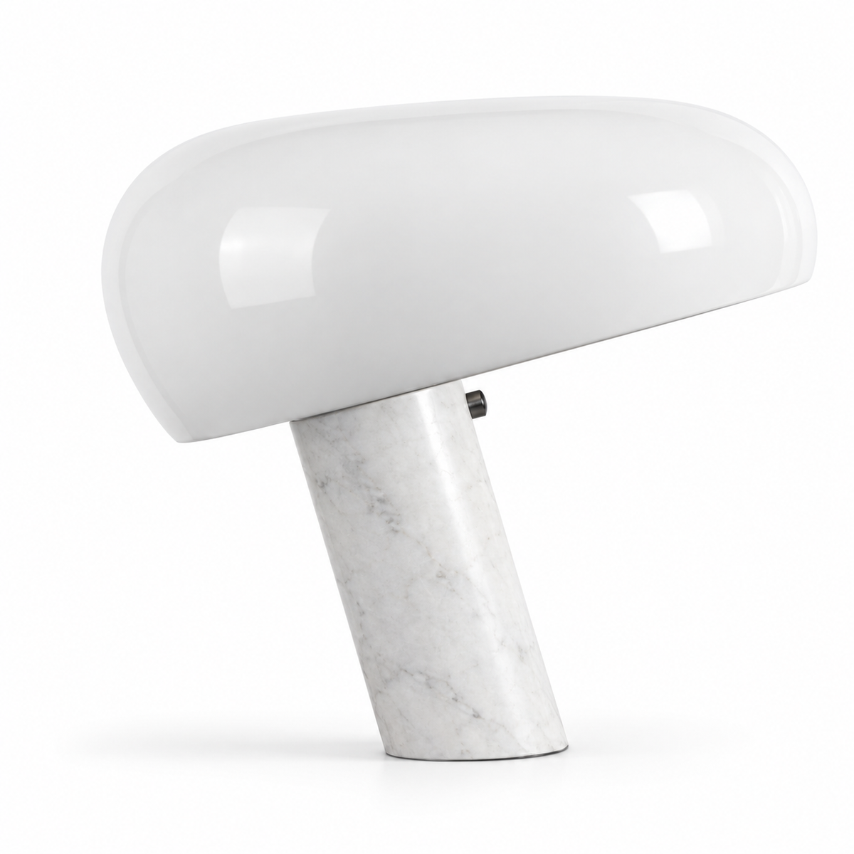 Lampe à poser Cupola en marbre blanc