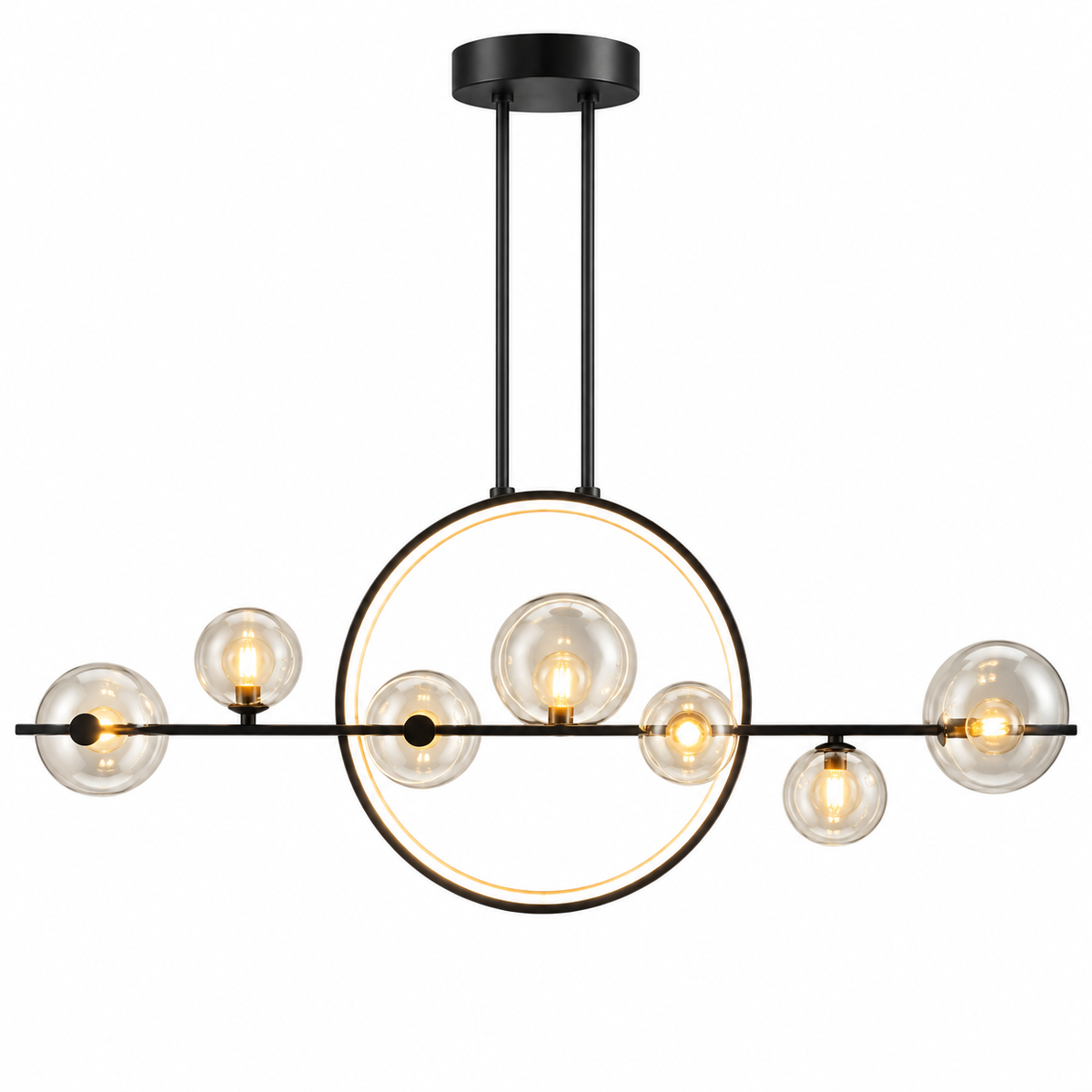 Suspension en verre Estola pour table de cuisine