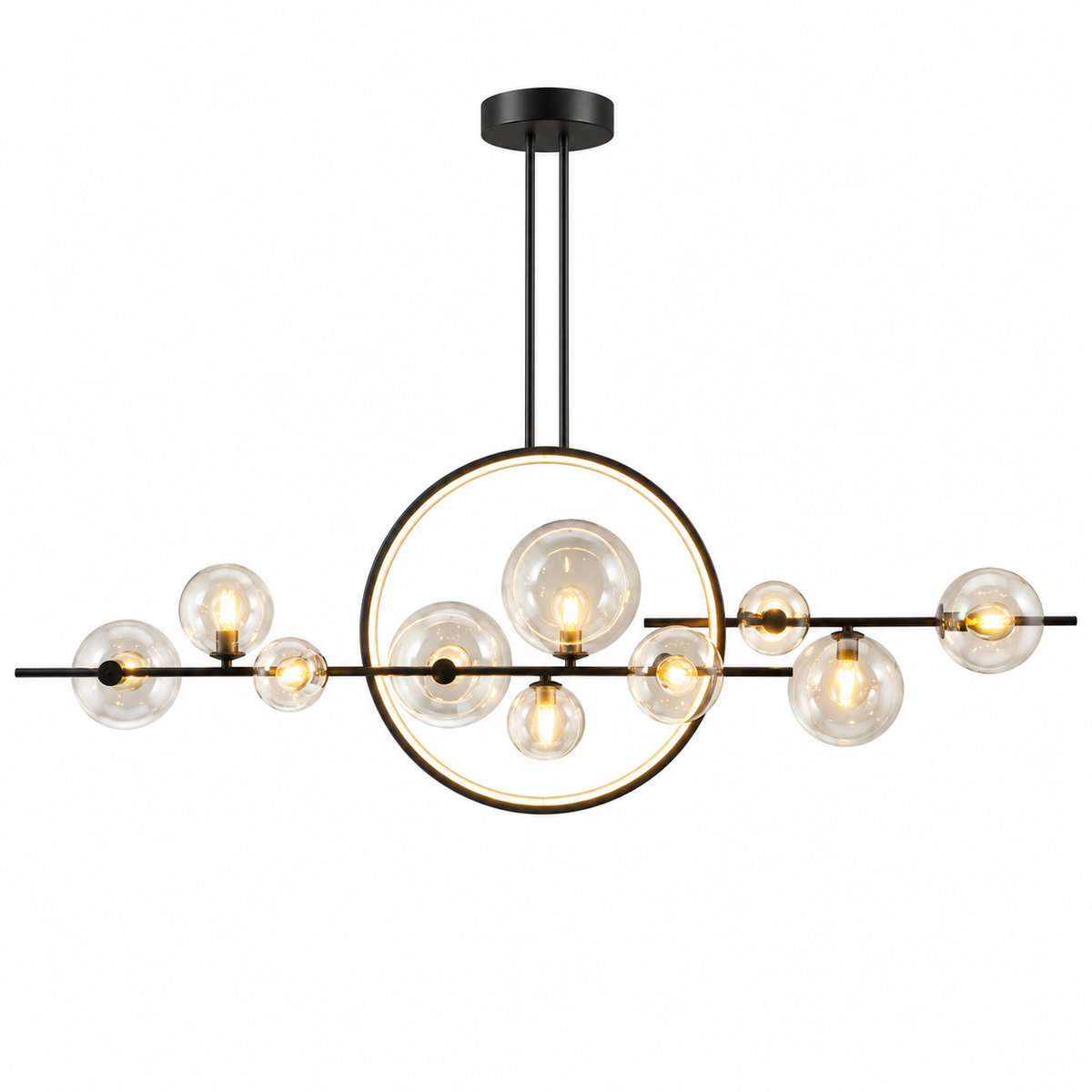 Suspension en verre Estola pour table de cuisine