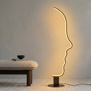 Face gulvlampe