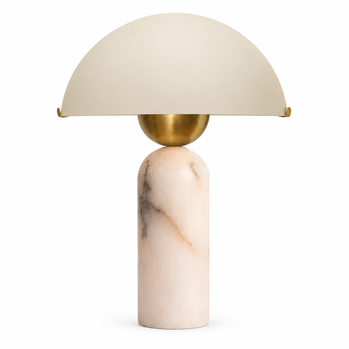 Fiora bordlampe i marmor med svampeform