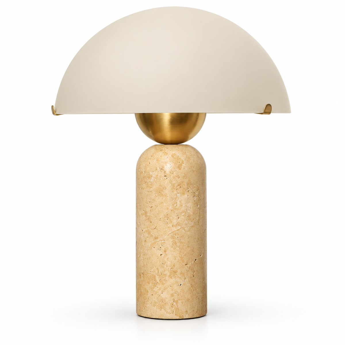 Fiora bordlampe i marmor med svampeform