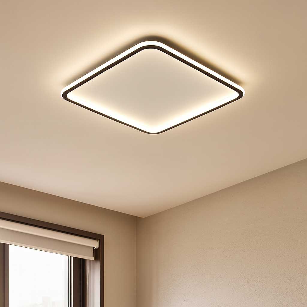 Havelaglobe skandinavisk firkantet loftslampe