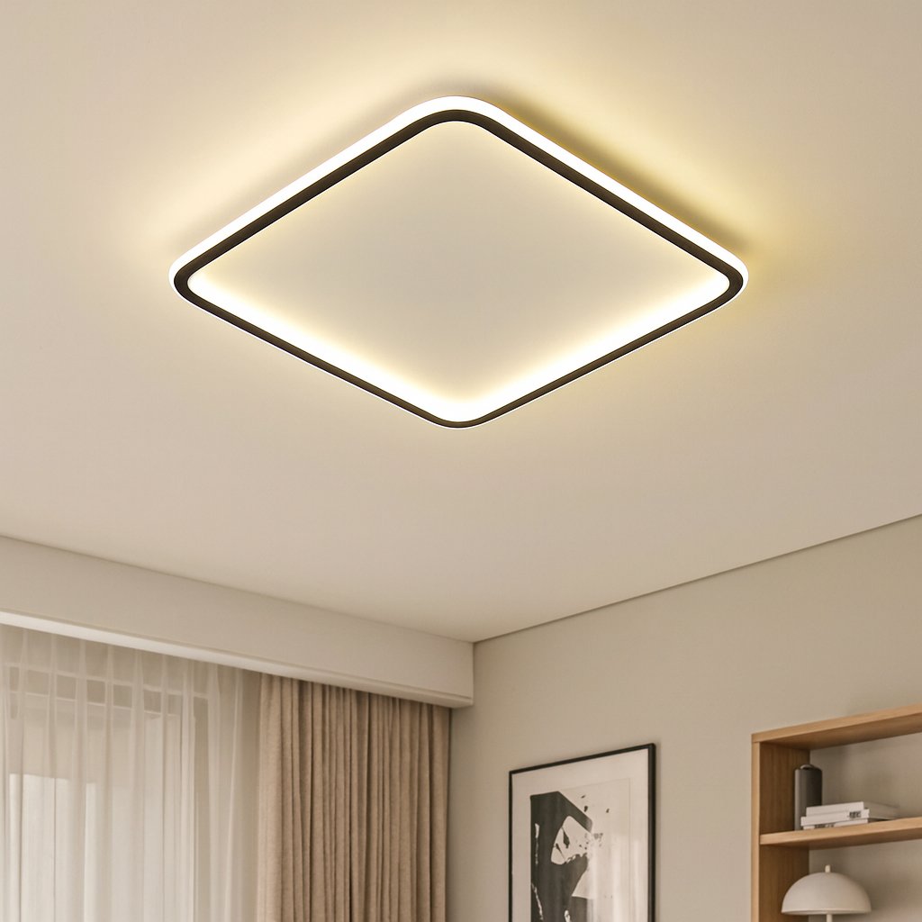 Havelaglobe skandinavisk firkantet loftslampe