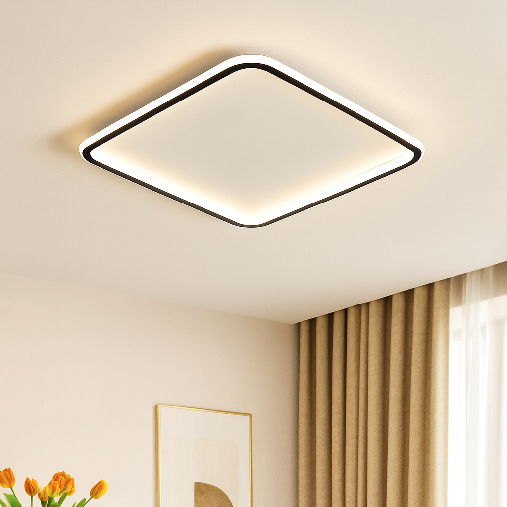 Havelaglobe skandinavisk firkantet loftslampe