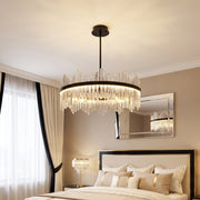 Terri Crystal Black Chandelier
