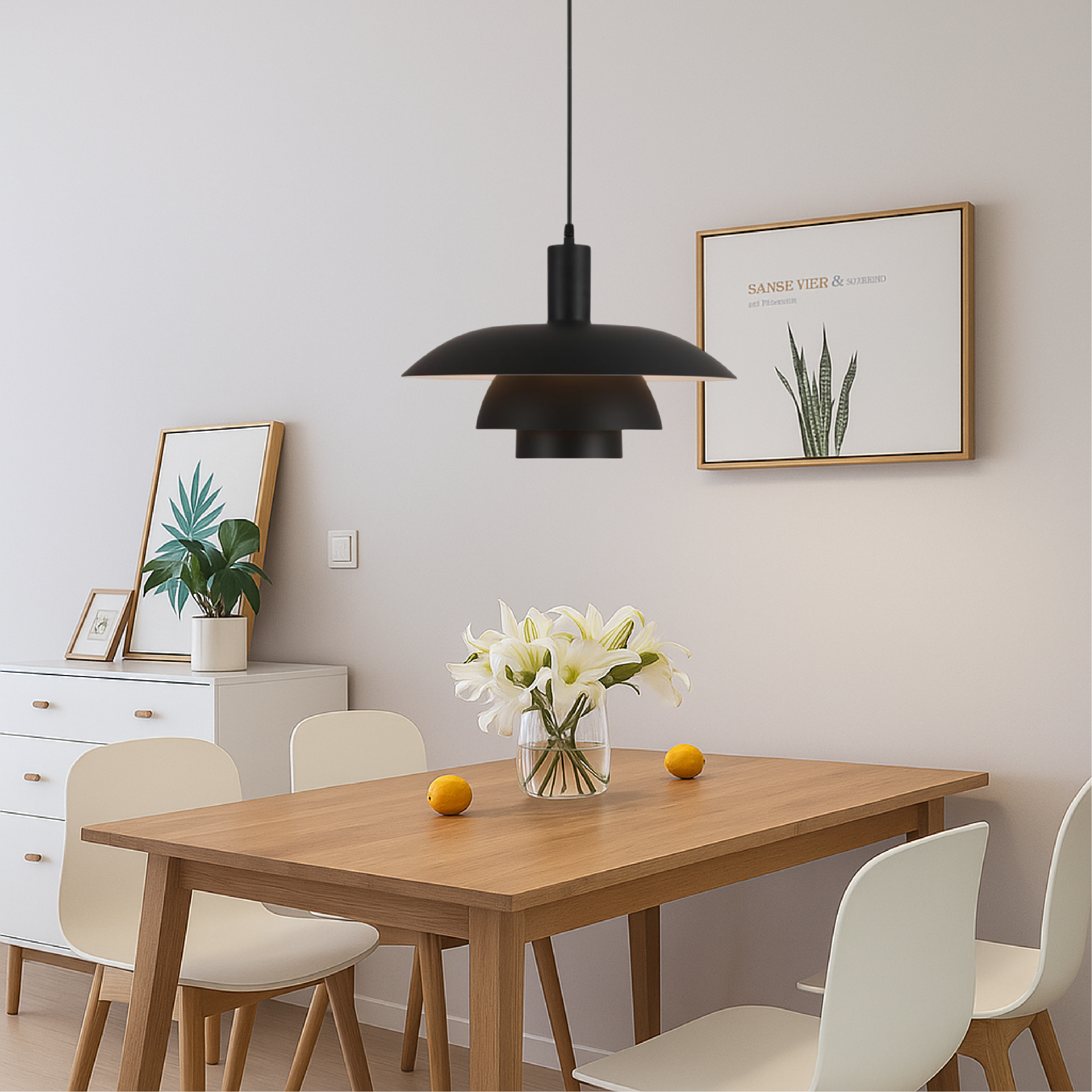 Irdas Pendellampa i Dansk Stil