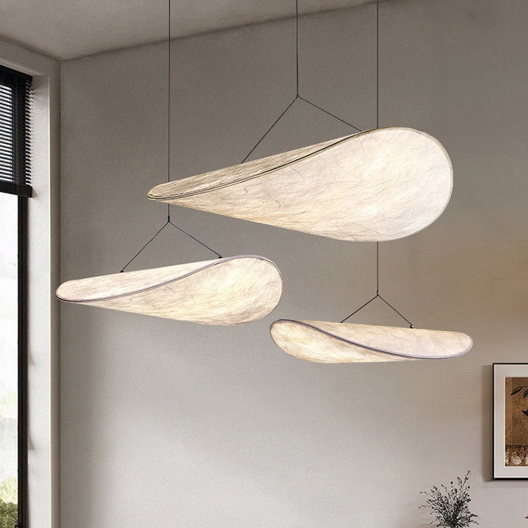 Lampa wisząca w stylu japandi