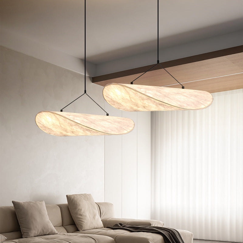 Lampa wisząca w stylu japandi