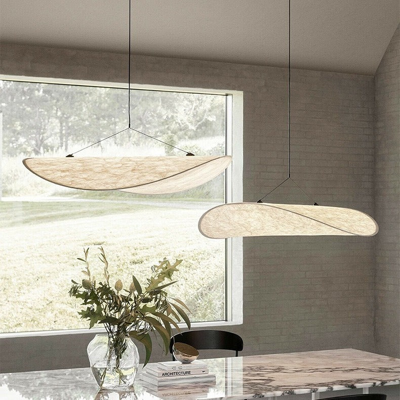 Lampa wisząca w stylu japandi