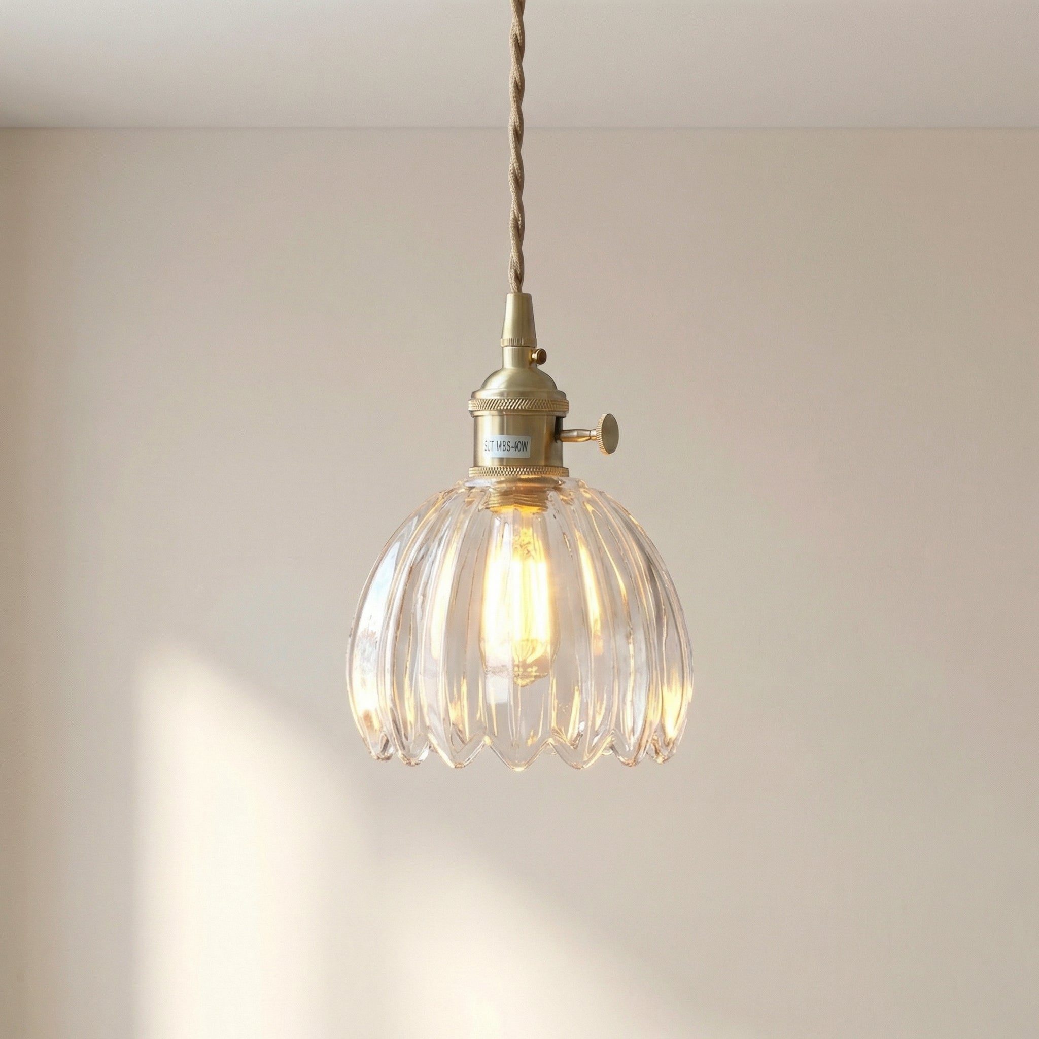 Suspension en verre japonaise