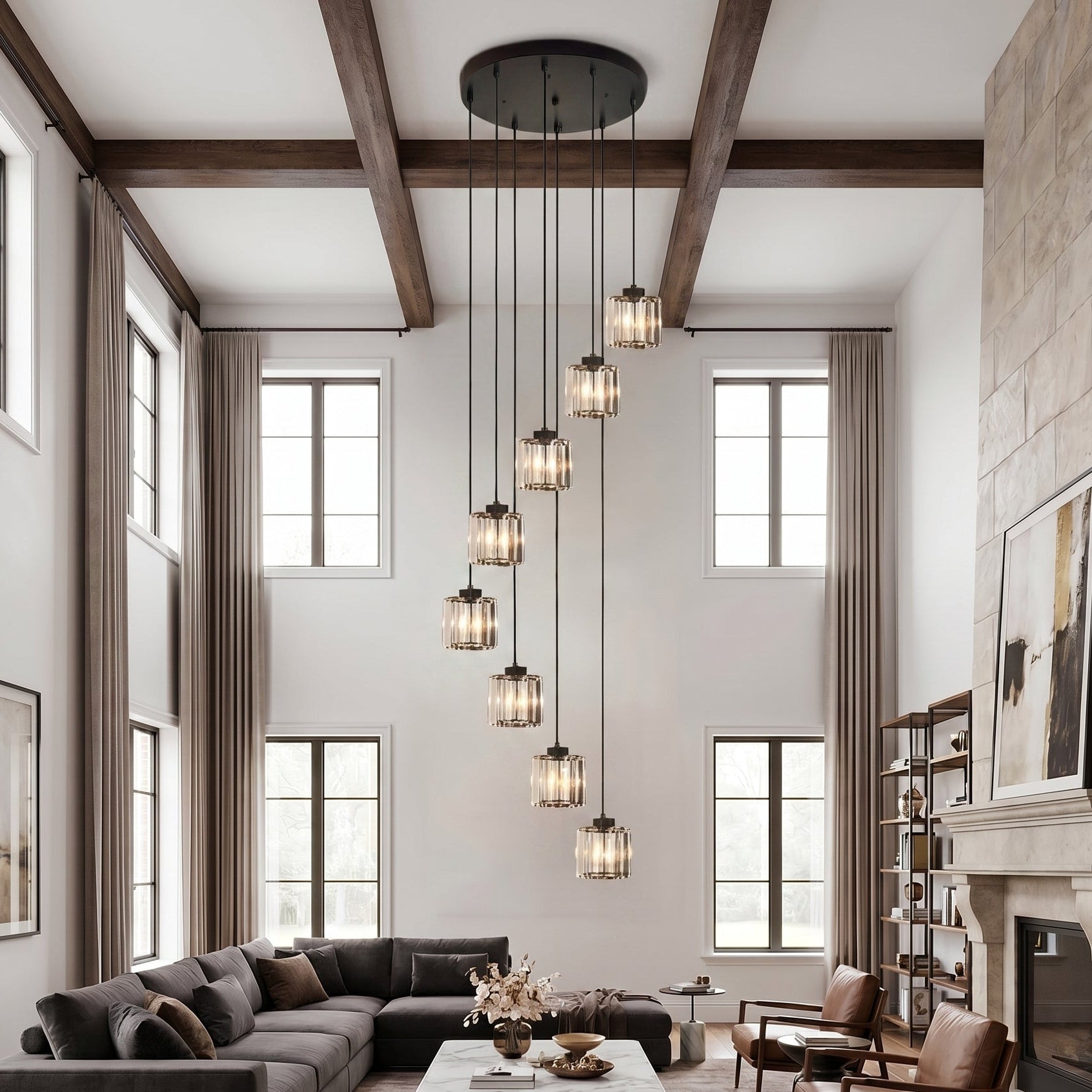 Kano's Staircase Chandelier